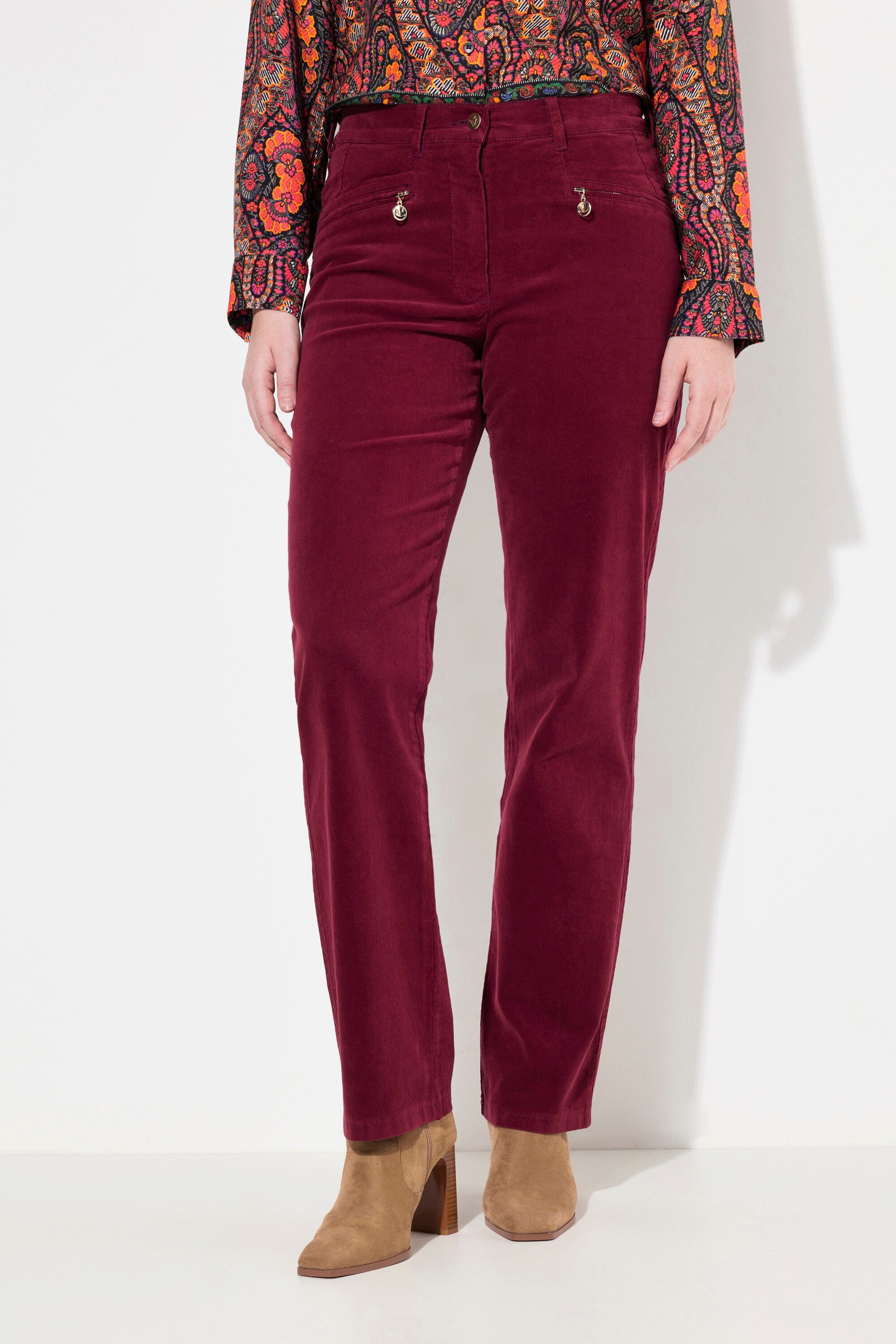 Ulla Popken Funktionshose Cordhose Mony Komfortbund günstig online kaufen