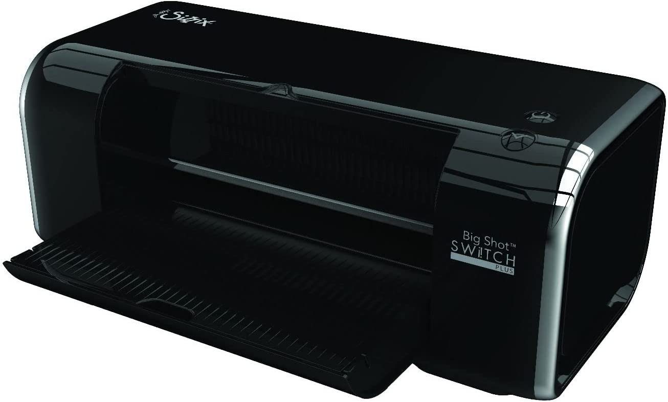 Sizzix Motivstanzer Big Shot Switch Plus elektrische Schneide- und Prägemaschine, Starter-Kit