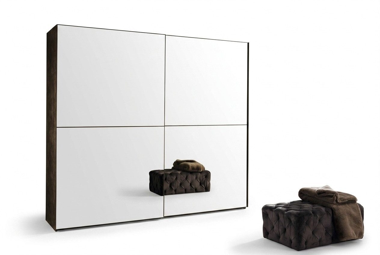 Xlmoebel Kleiderschrank Moderner Holzschrank mit elegantem Design und viel Stauraum (1-St., Kleiderschrank) Hergestellt in Italy