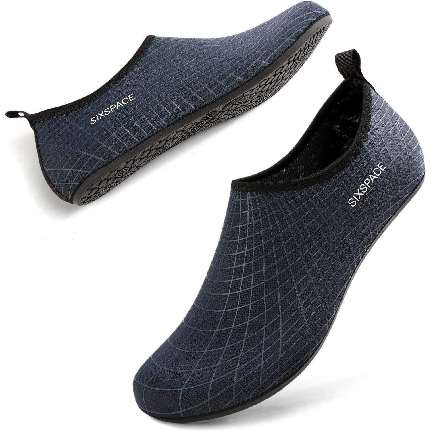 LuxusKollektion Badeschuhe Herren Damen Wasserschuhe Aquaschuhe 44 EU 490 Dunkelblau Wasserschuh