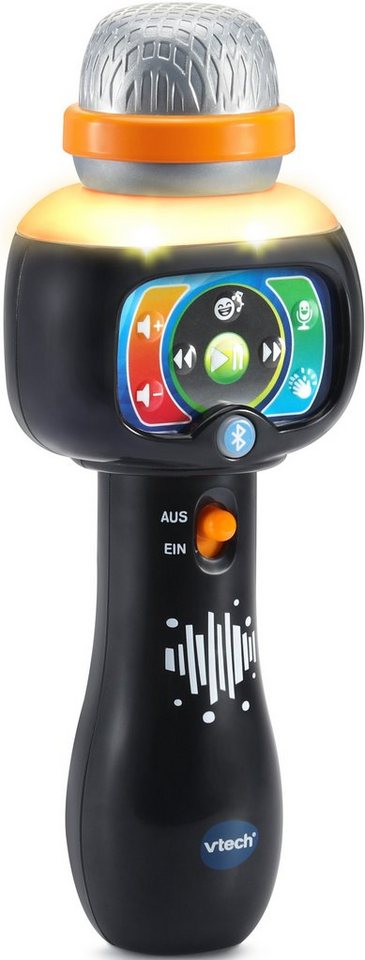 Vtech® Mikrofon VTechBaby, Magisches Singspaß-Mikrofon, mit Licht,  Bluetooth-Funktion und Stimmverzerrer, Inklusive 15 vorinstallierte Lieder  und Stimmverzerr-Taste mit vier Effekten