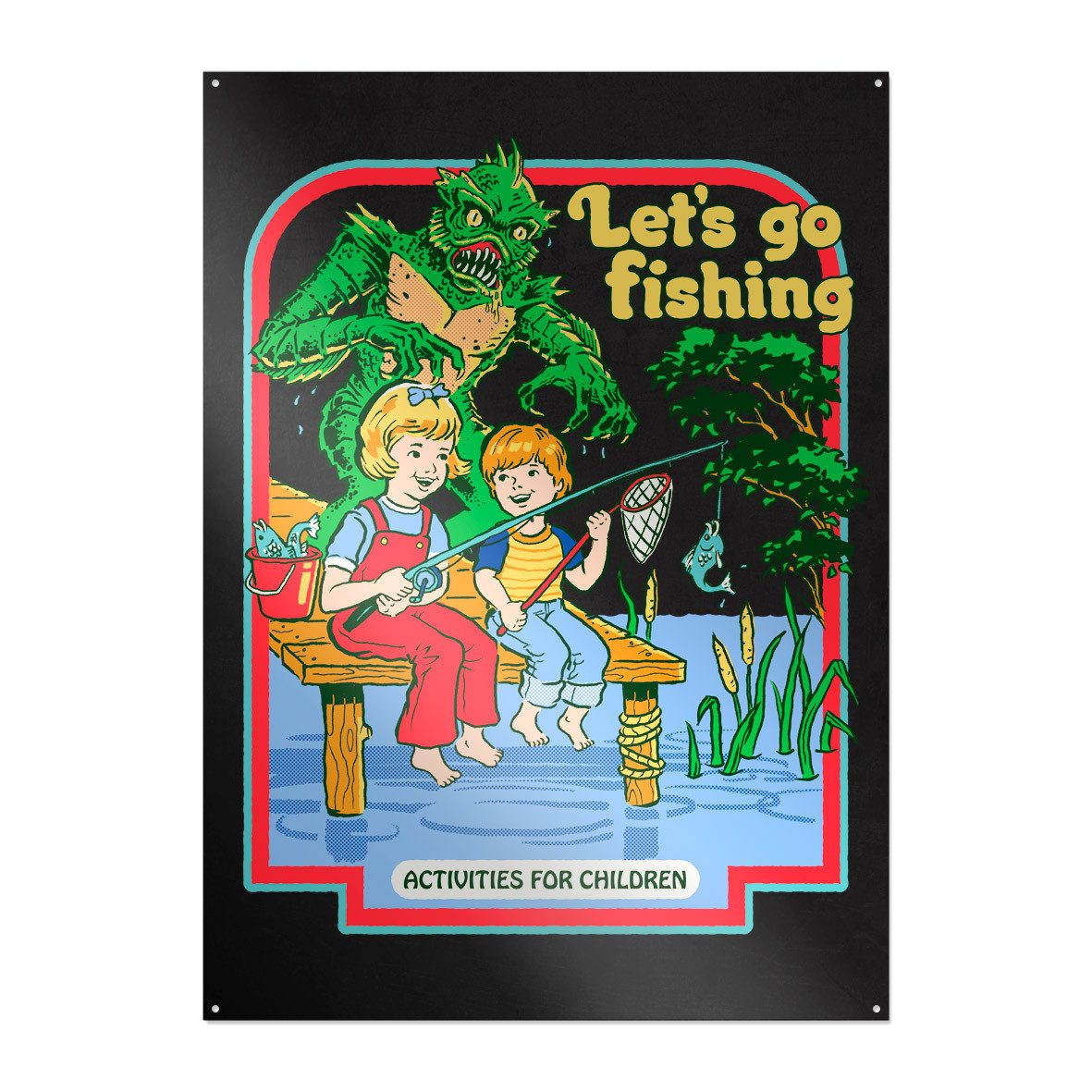 Steven Rhodes Metallschild