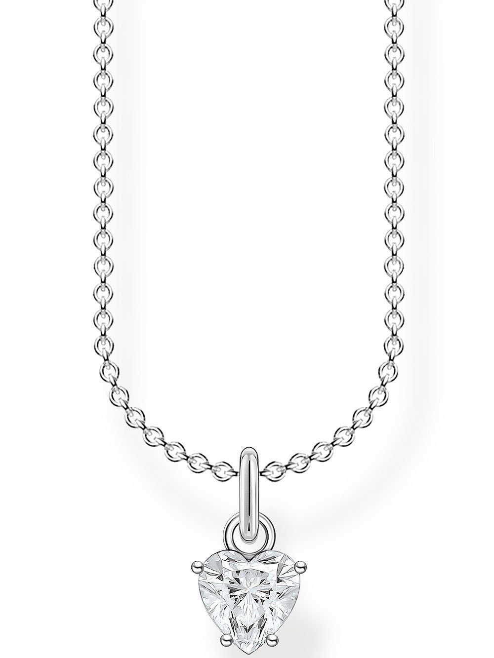 THOMAS SABO Silberkette Thomas Sabo Damen-Kette 925er Silber 1 Zirkonia