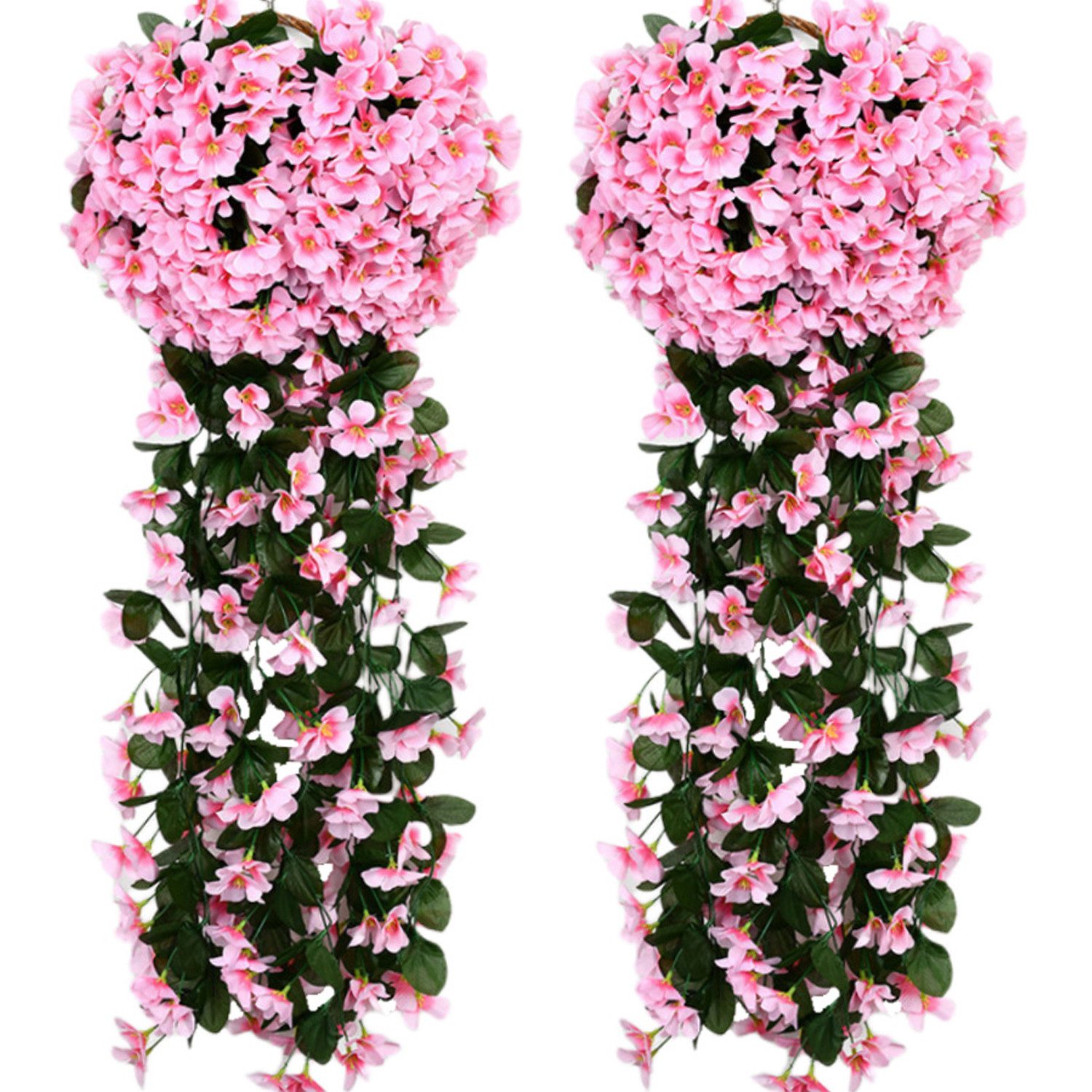 Kunstblumenstrauß Künstlich Hängende Blumen, Kunstblumen Veilchen günstig online kaufen