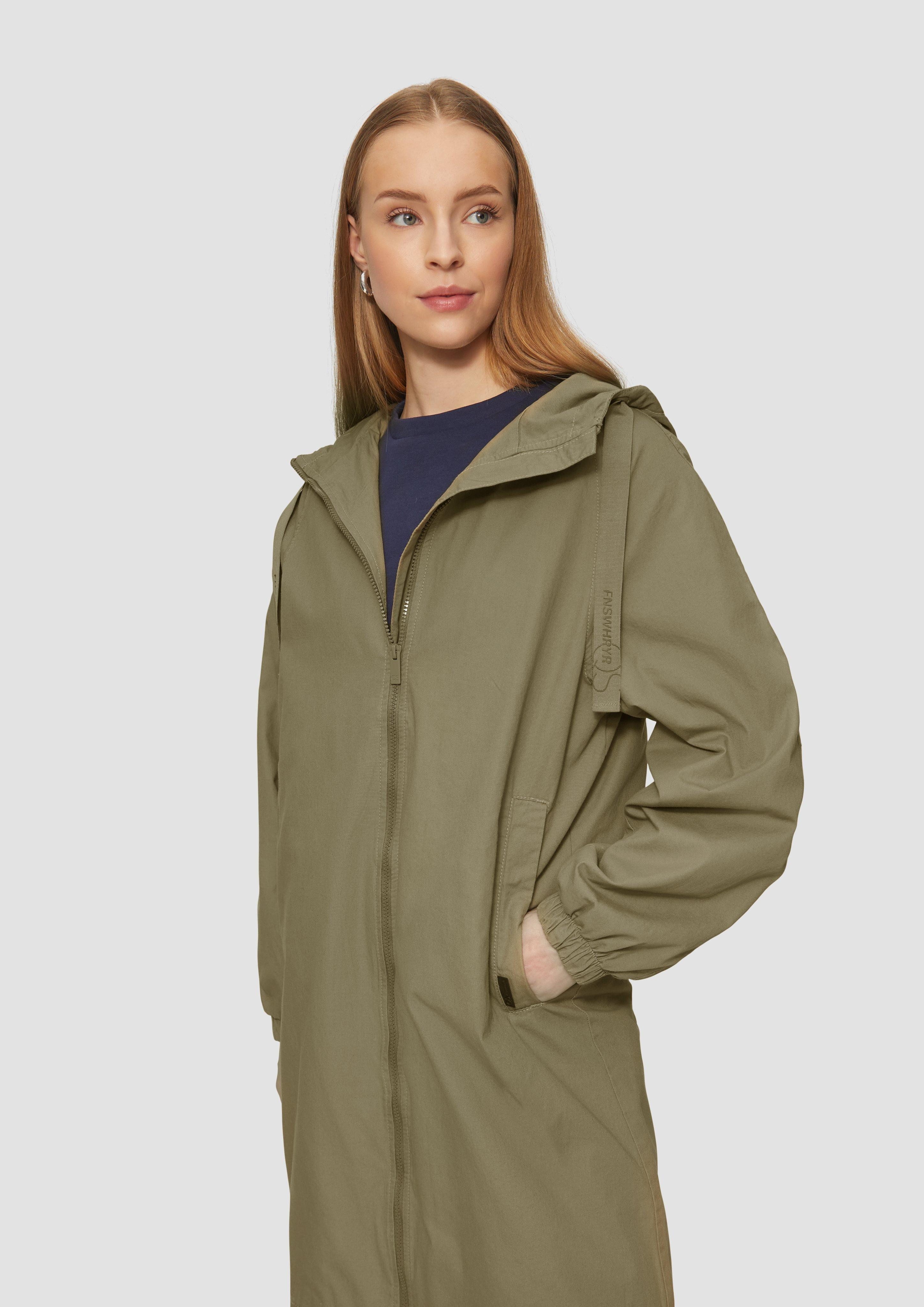 QS Funktionsmantel Schlichter Parka aus Baumwolle günstig online kaufen