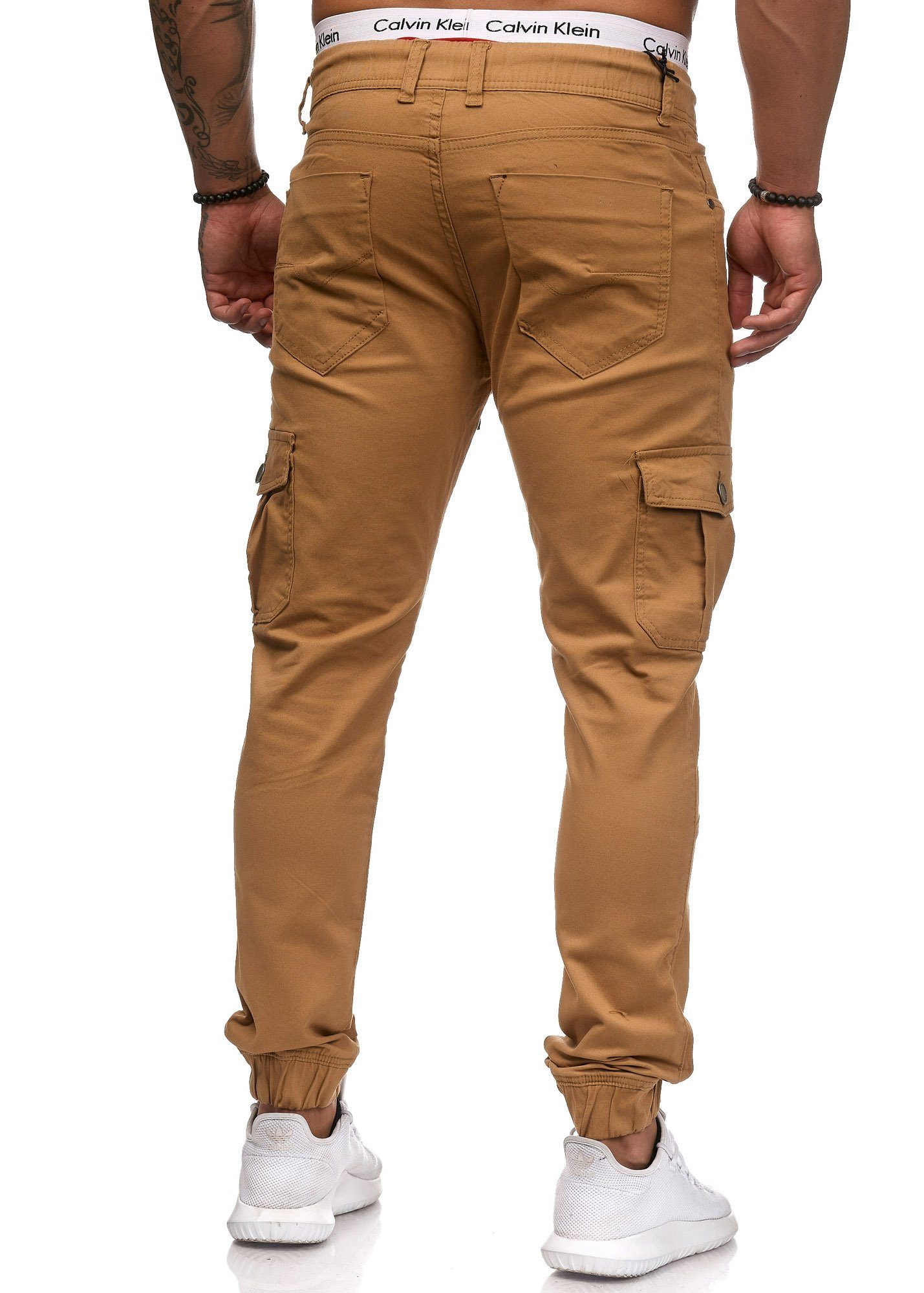 Straight-Jeans Freizeit 3207C OneRedox Casual Business (Chino Beige Streetwear, 1-tlg) Cargohose