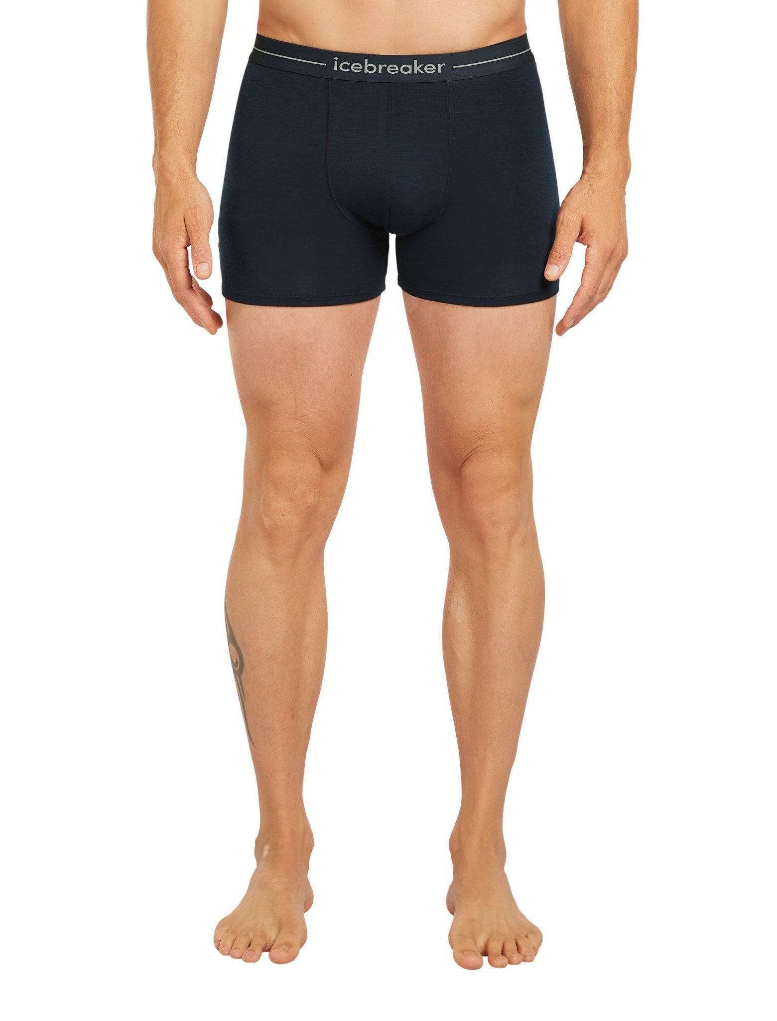 Icebreaker Boxershorts Anatomica (Merinowolle) Unterwäsche midnight navyblau Herren