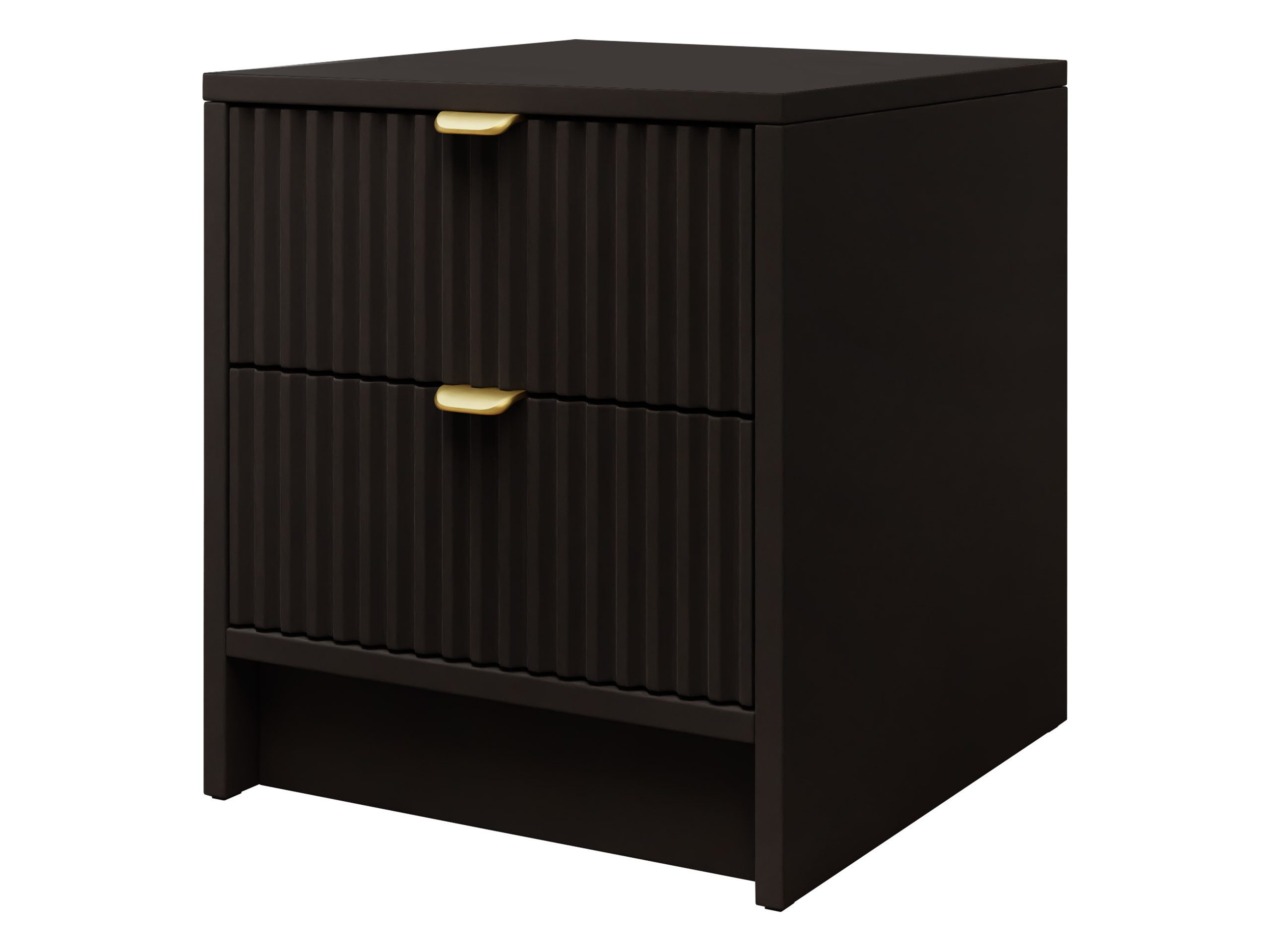 MIRJAN24 Nachttisch Tireno 2SZ (mit zwei Schubladen), Aluminiumgriff in der günstig online kaufen