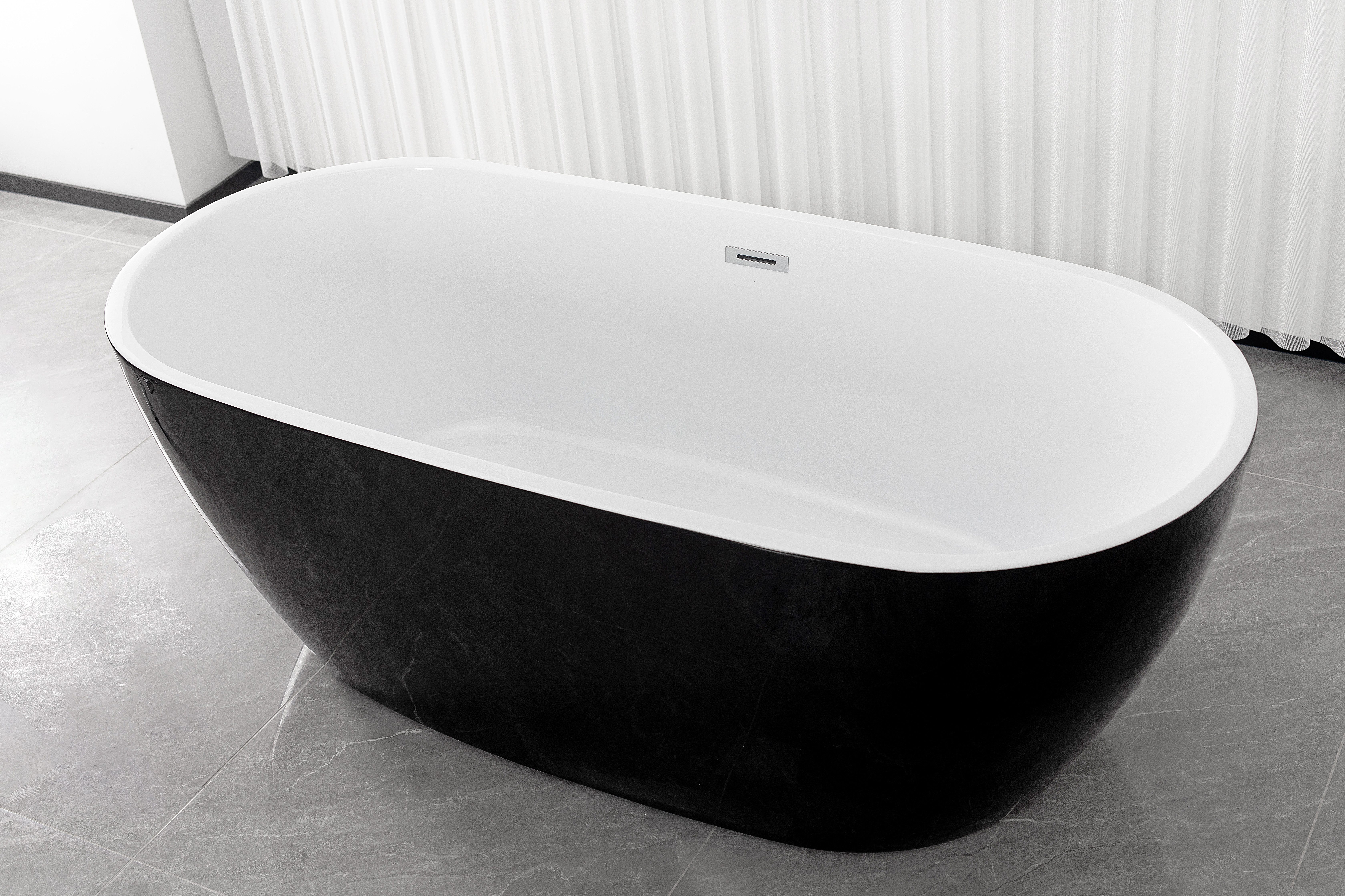Sanotechnik Badewanne CUBA, 175x80x61cm, aus Acryl