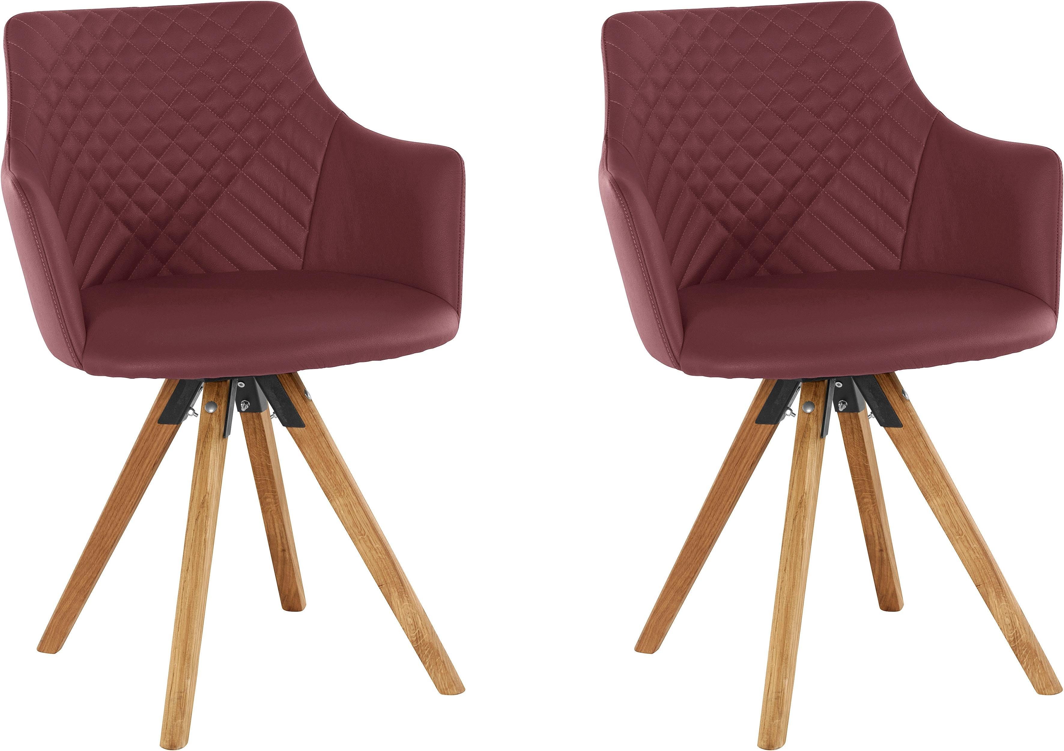 Home affaire Armlehnstuhl LISABON (Set, 2 St), mit Drehfunktion, Bezug aus günstig online kaufen