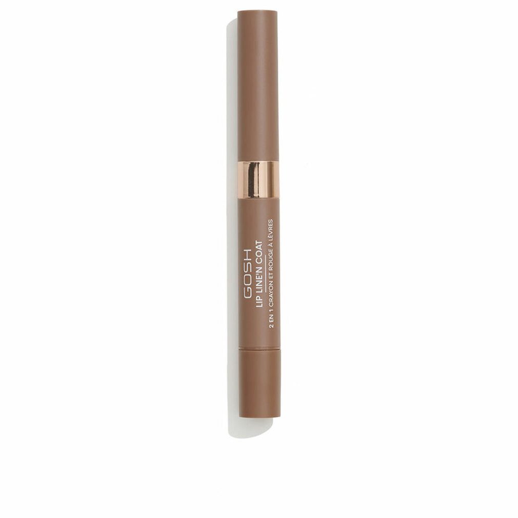 GOSH Lippenstift LIP LINE'N COAT 2 in 1 Lippenstift #004-Caramel Toffee 2 ml