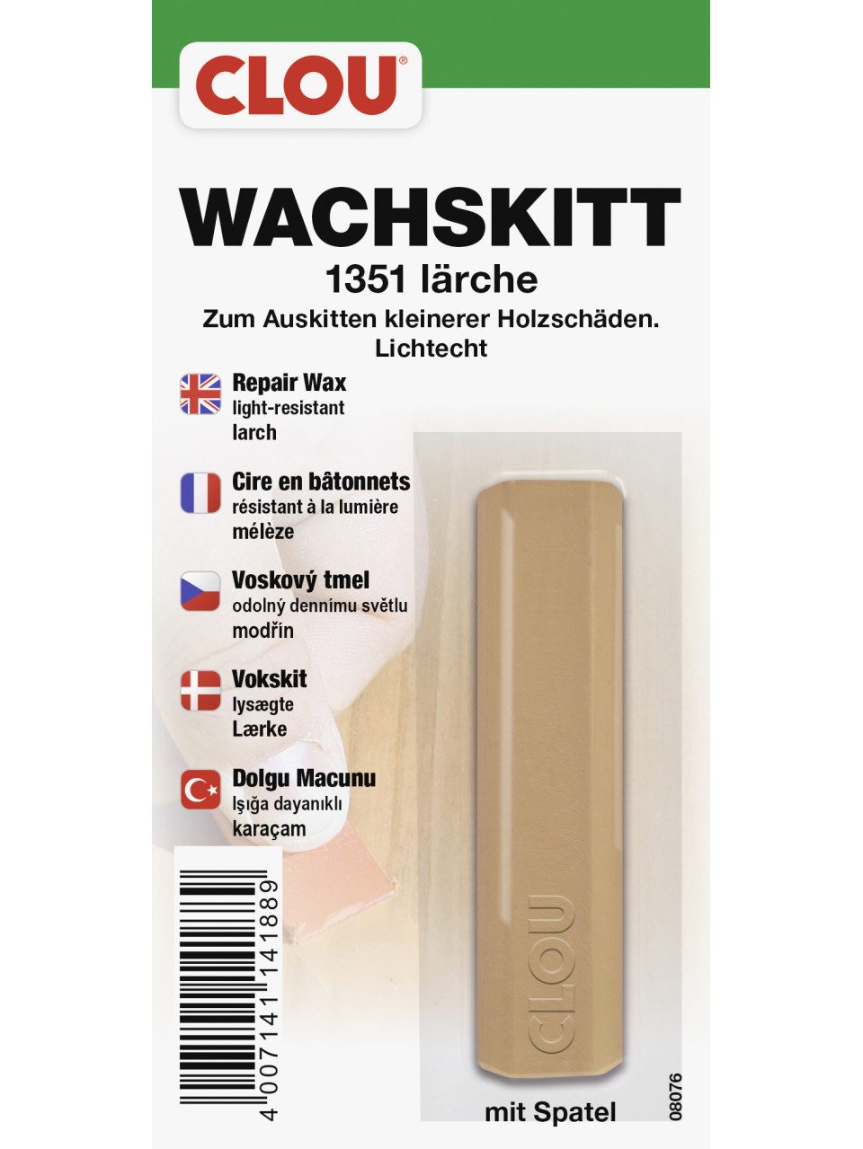 CLOU Holzlack Clou Wachskitt lärche