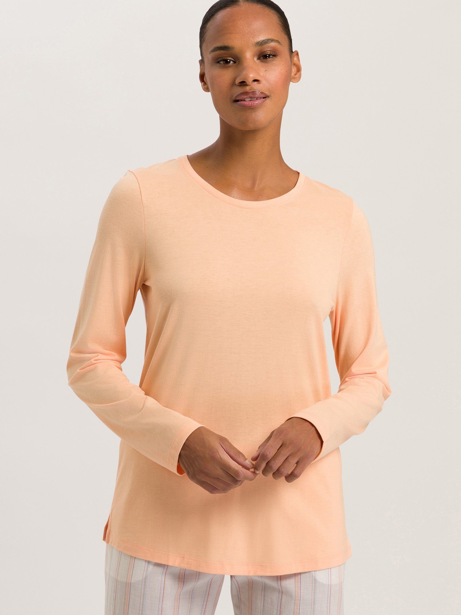 Hanro Pyjamaoberteil Sleep & Lounge unterhemd shirt langarm
