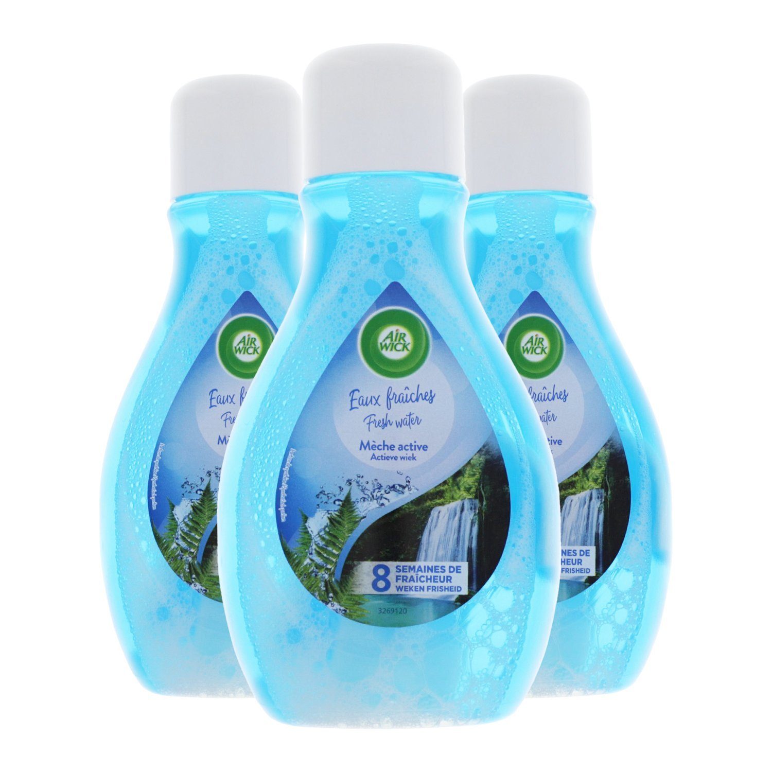 Raumduft 3 x Air Wick Activ Duftaufsteller Gletscherfrische je 375ml frischer D