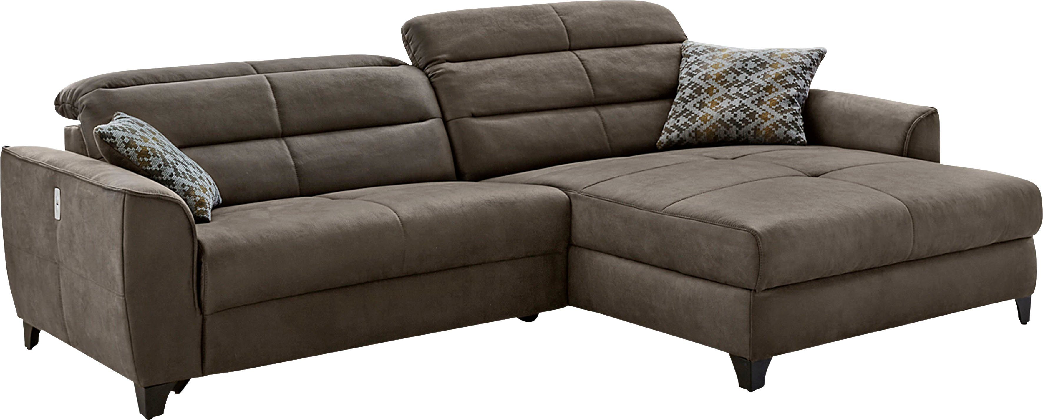 Jockenhöfer Gruppe 2x Ecksofa breiten, mit Relaxfunktionen One, Double 120cm elektromotorischen