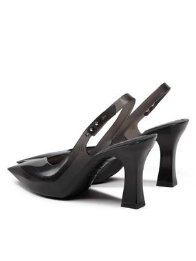 MELISSA Sandalen Slingback Heel + Larroude 33606 Black Transp AC621 Sandale