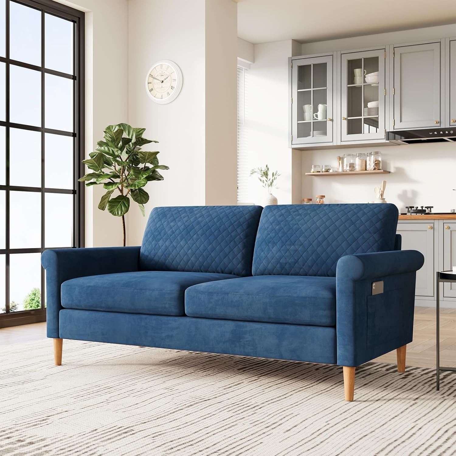 NAIMP 2-Sitzer Stoff Sofa 164cm mit günstig online kaufen