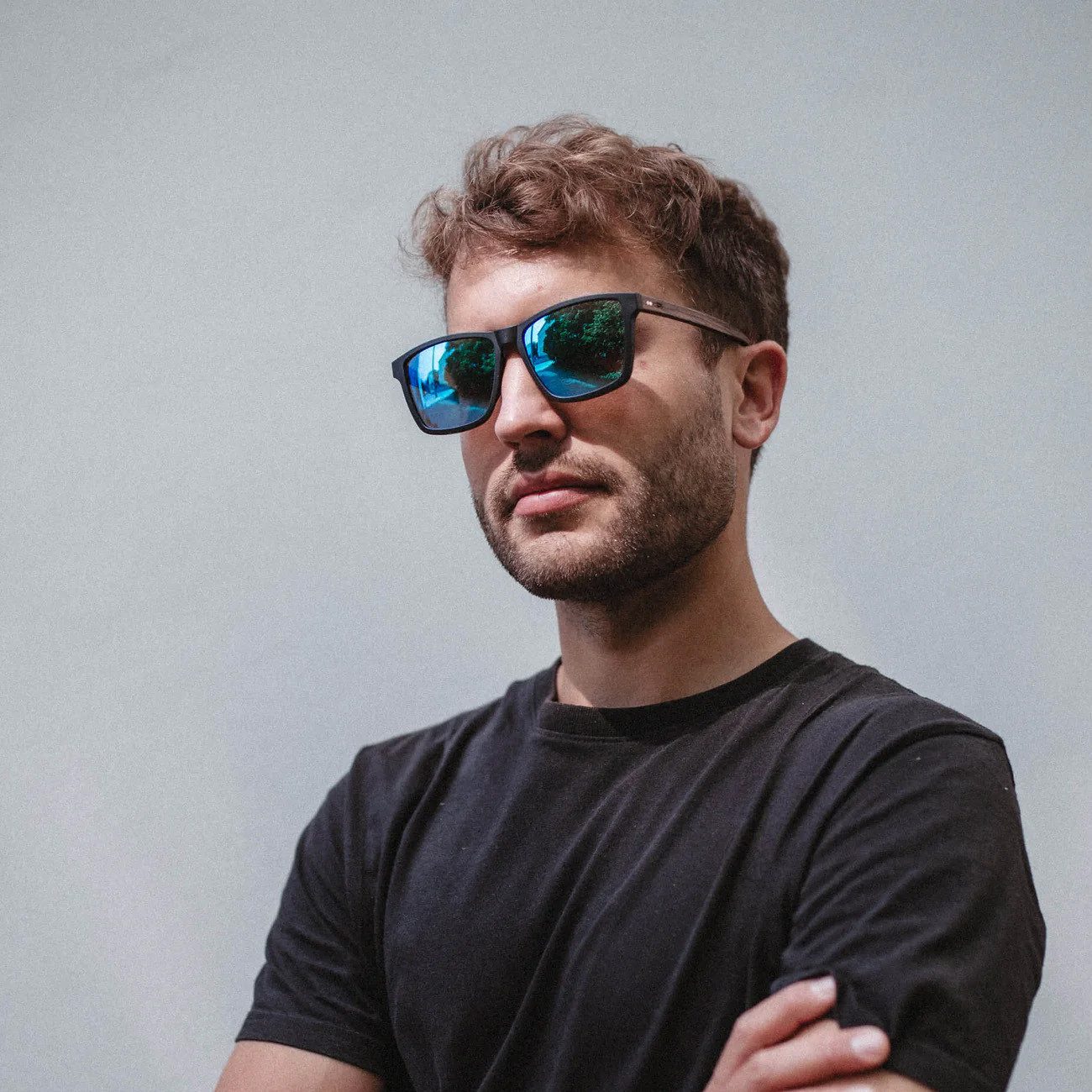 TAKE A SHOT Sonnenbrille Take a Shot Karlsson Walnussholz