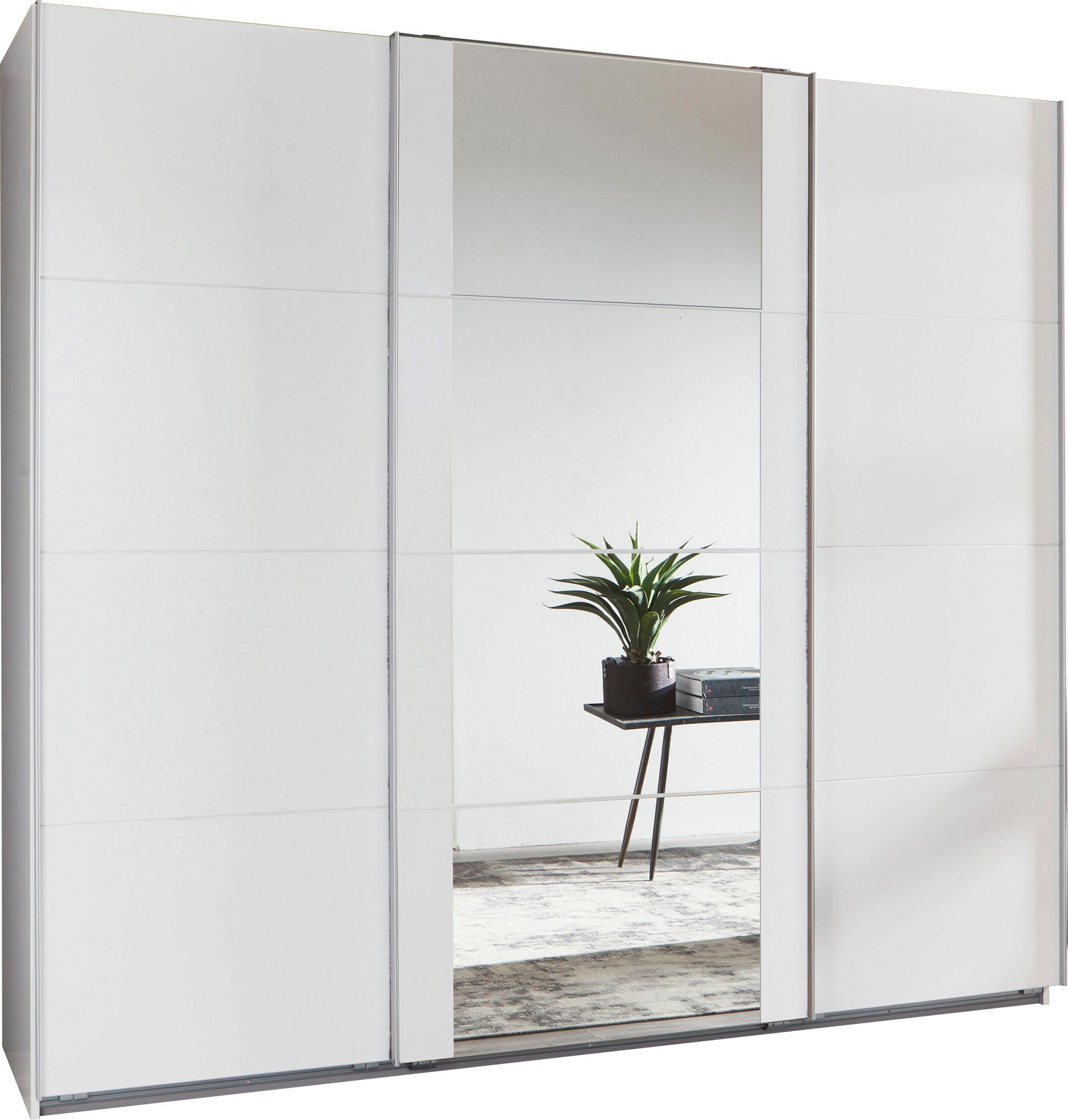 Wimex Schwebetürenschrank Bern Schiebetürenschrank TOPSELLER Schrank mit zusätzlicher Innenausstattung, Garderobe