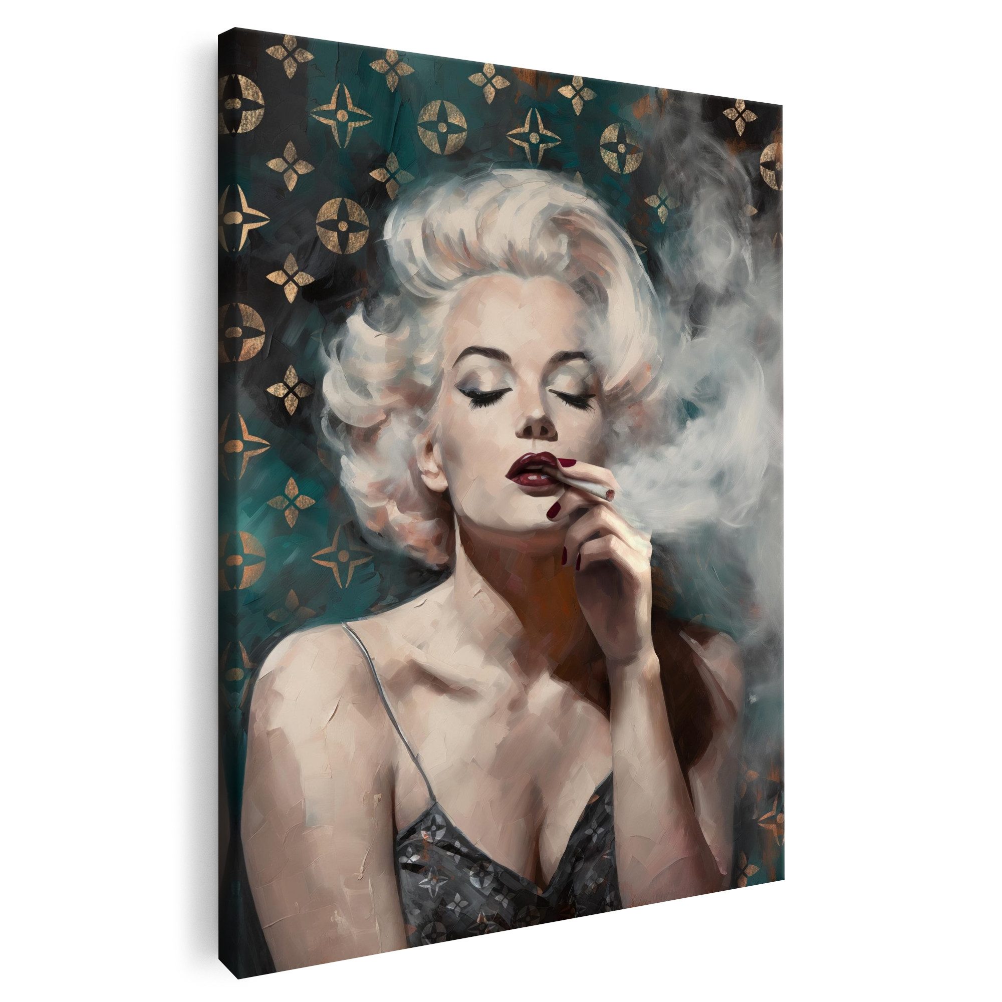 Artmazing Leinwandbild High on Marilyn, XXL Leinwand 120x80, Poster & Художественные репродукции, Celebri, High on Marilyn