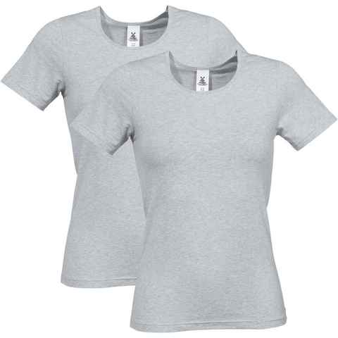 Erwin Müller T-Shirt Damen-Unterhemd, 1/2-Arm 2er-Pack (2-tlg) Single-Jersey Uni