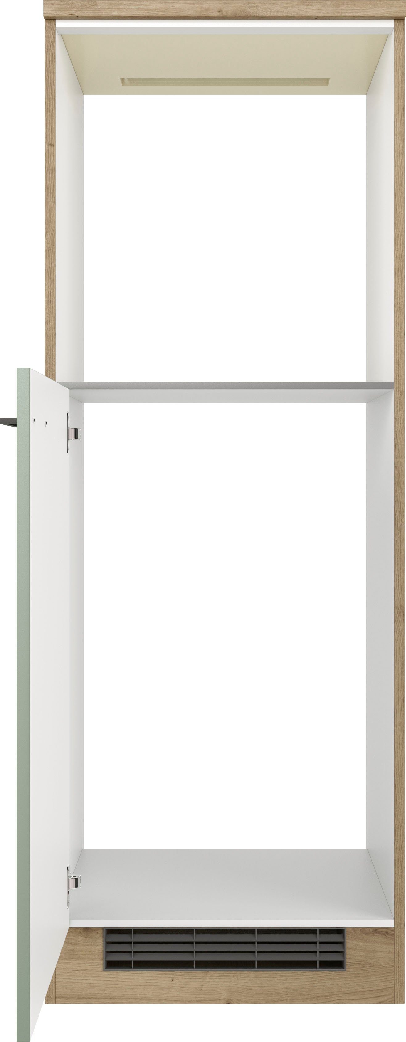 Flex-Well Backofen/Kühlumbauschrank Cara (1-St) (B x H x T) 60 x 169 x 60 cm, mit hoher Nische für Einbaubackofen