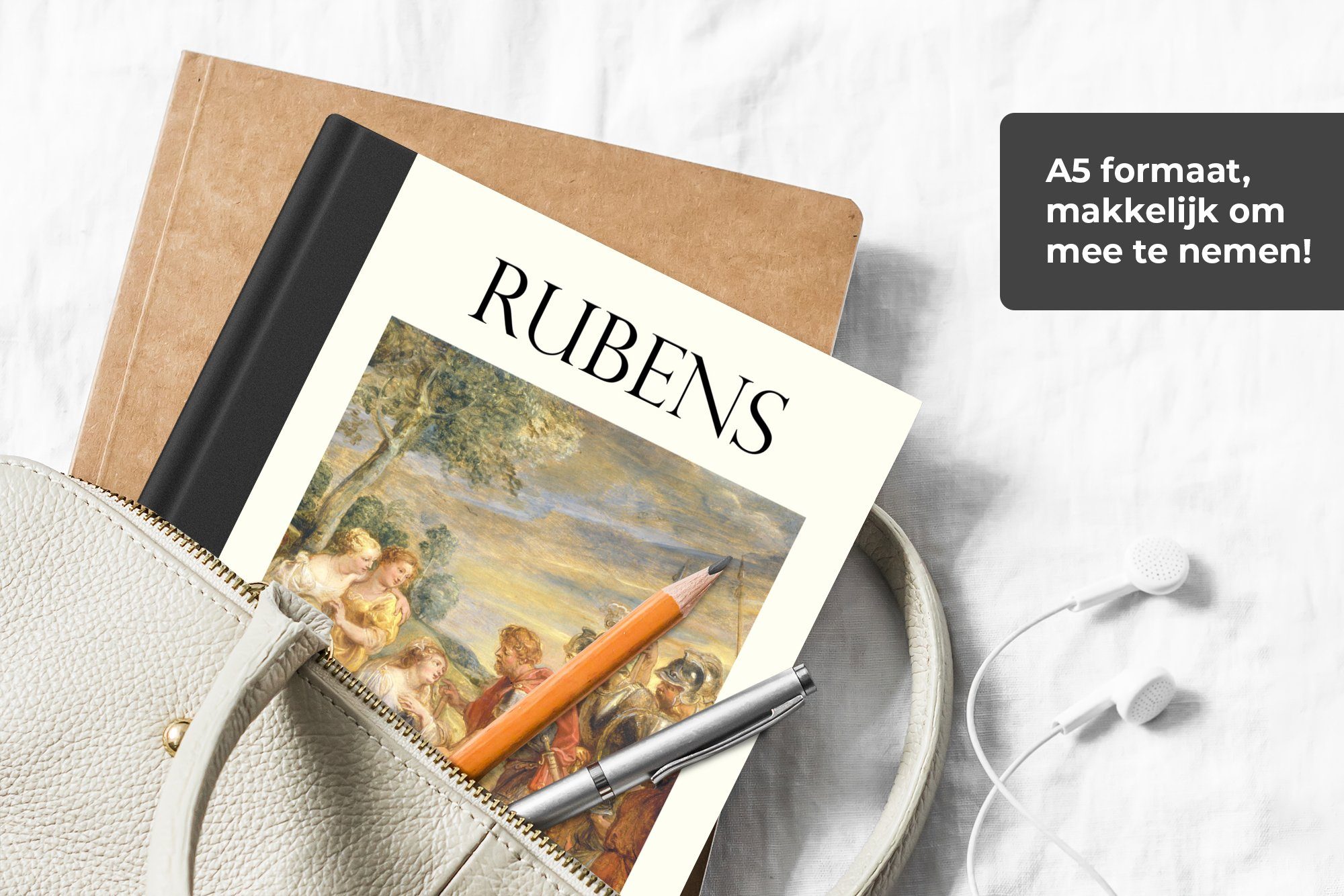MuchoWow Notizbuch Malerei - Alte Rubens, Seiten, Meister 98 Merkzettel, Notizheft, - Journal, Tagebuch, Haushaltsbuch A5