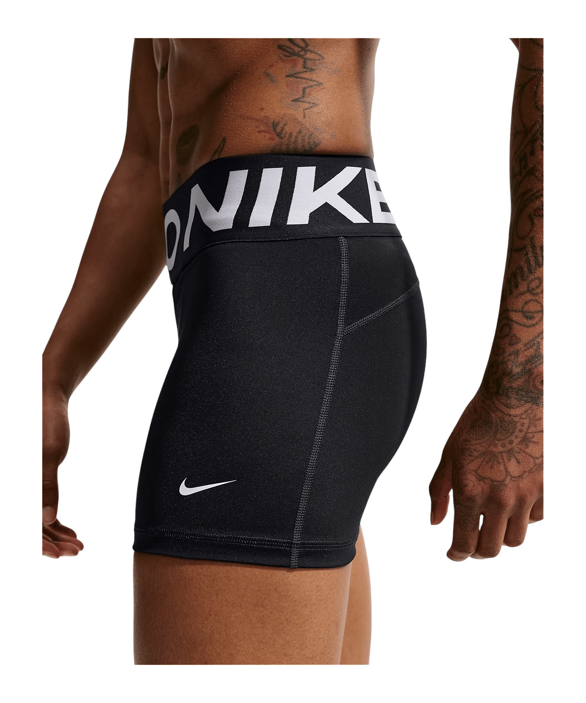 Nike T-Shirt Nike Performance Pro High 3in Biker Short Damen Polyester – Bild 4 von 5