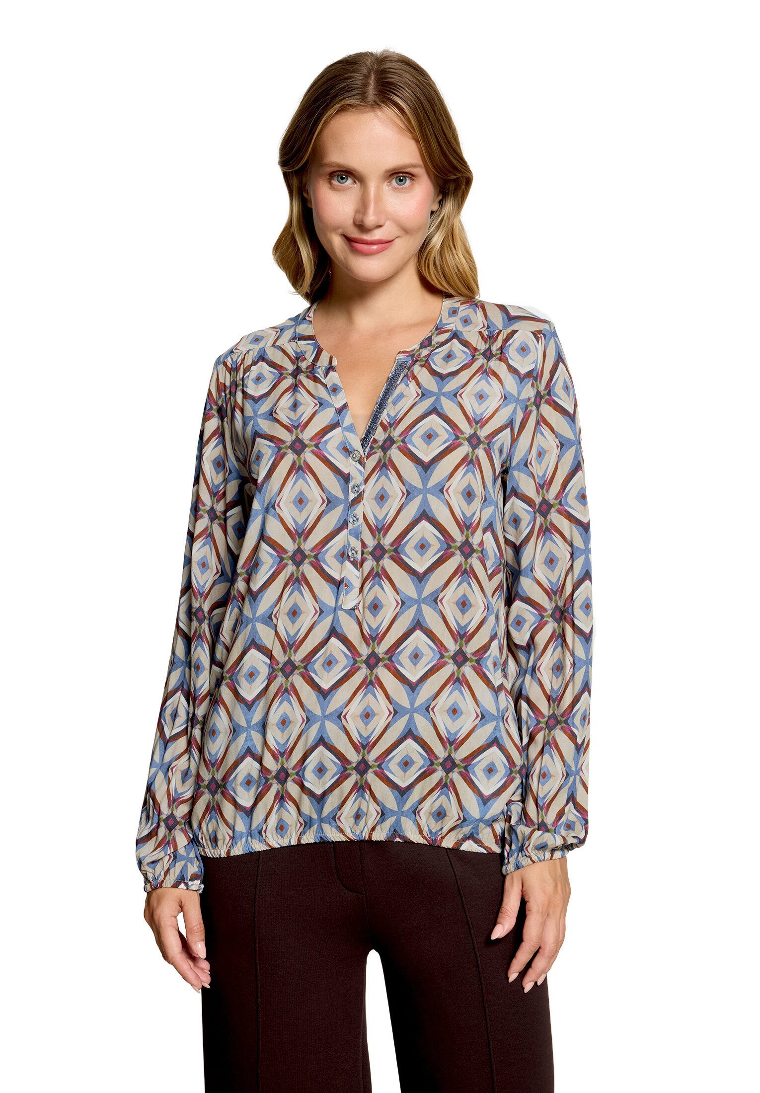 Cartoon Schlupfbluse Damen mit Muster