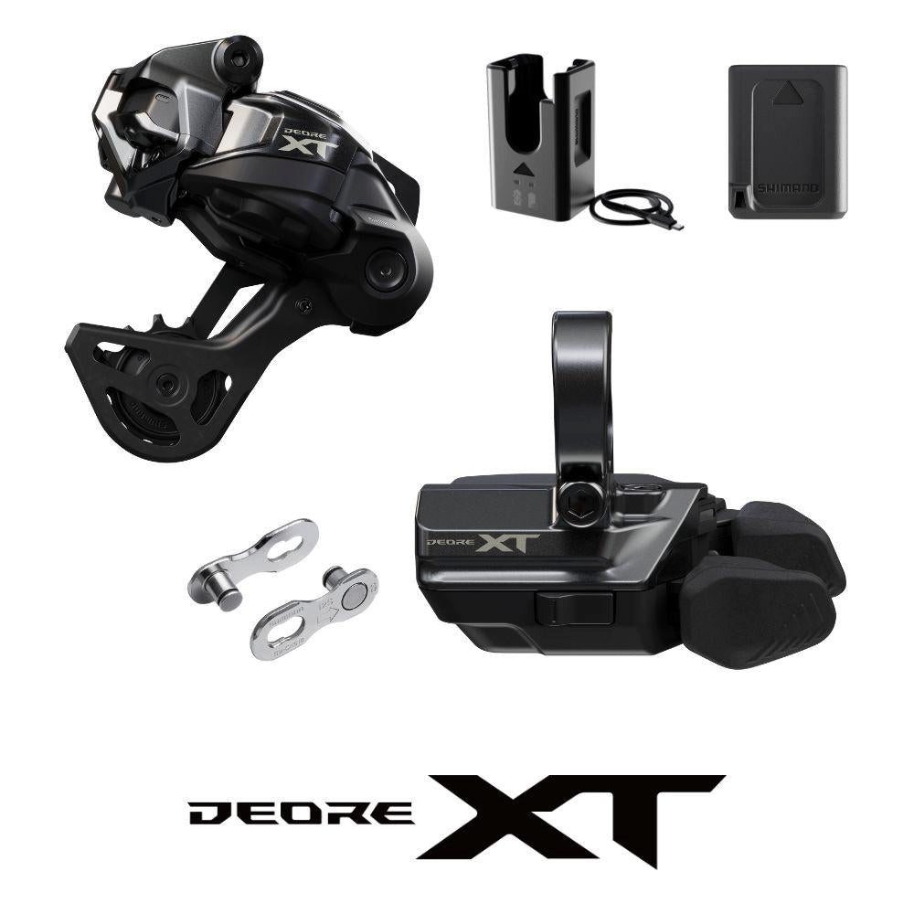Shimano Schaltung SHIMANO Schaltungs-Upgrade-Kit DEORE XT Di2 M8250 Schelle GS (2.Länder