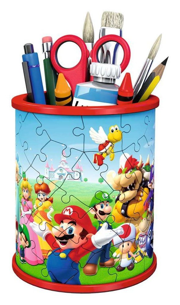 Ravensburger 3D-Puzzle 54 Teile Ravensburger 3D Puzzle Utensilo Super Mario 11255, 54 Puzzleteile