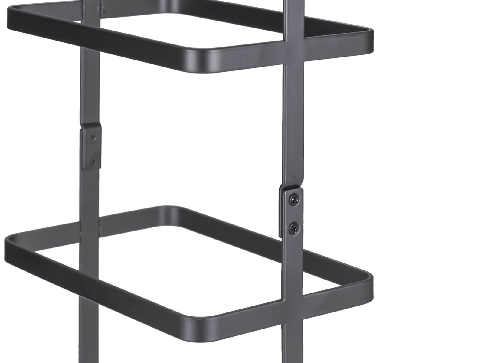 Yamazaki Schuhregal Tower Schuhständer Metall 5 Ebenen platzsparend klein mobil tragbar, Standregal, Schuhablage, freistehend, tragbar, minimalistisch, schmal