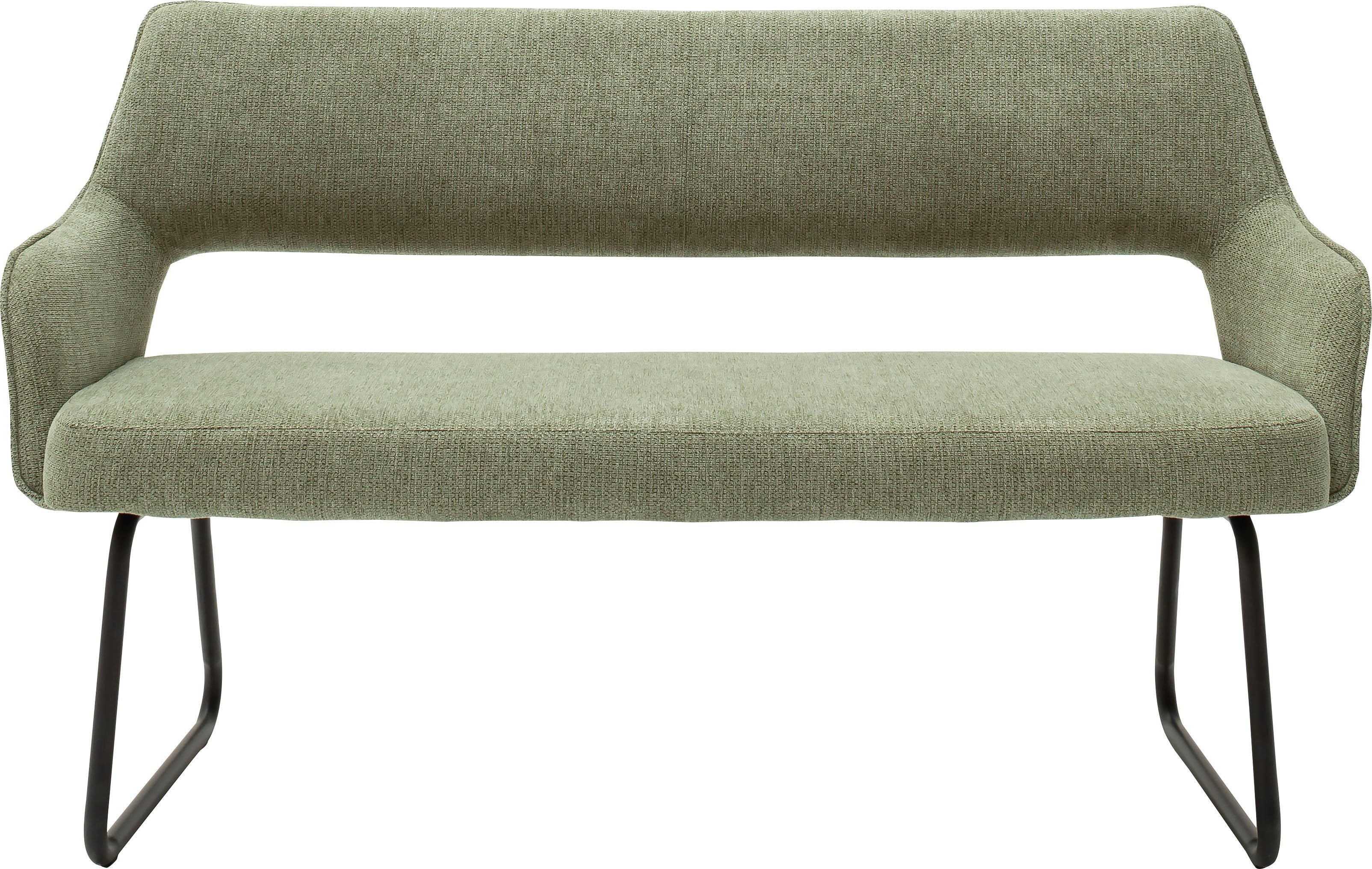 MCA furniture Polsterbank Bangor, Sitzbank frei im Raum stellbar,Stoffbezug, Breite 175 cm