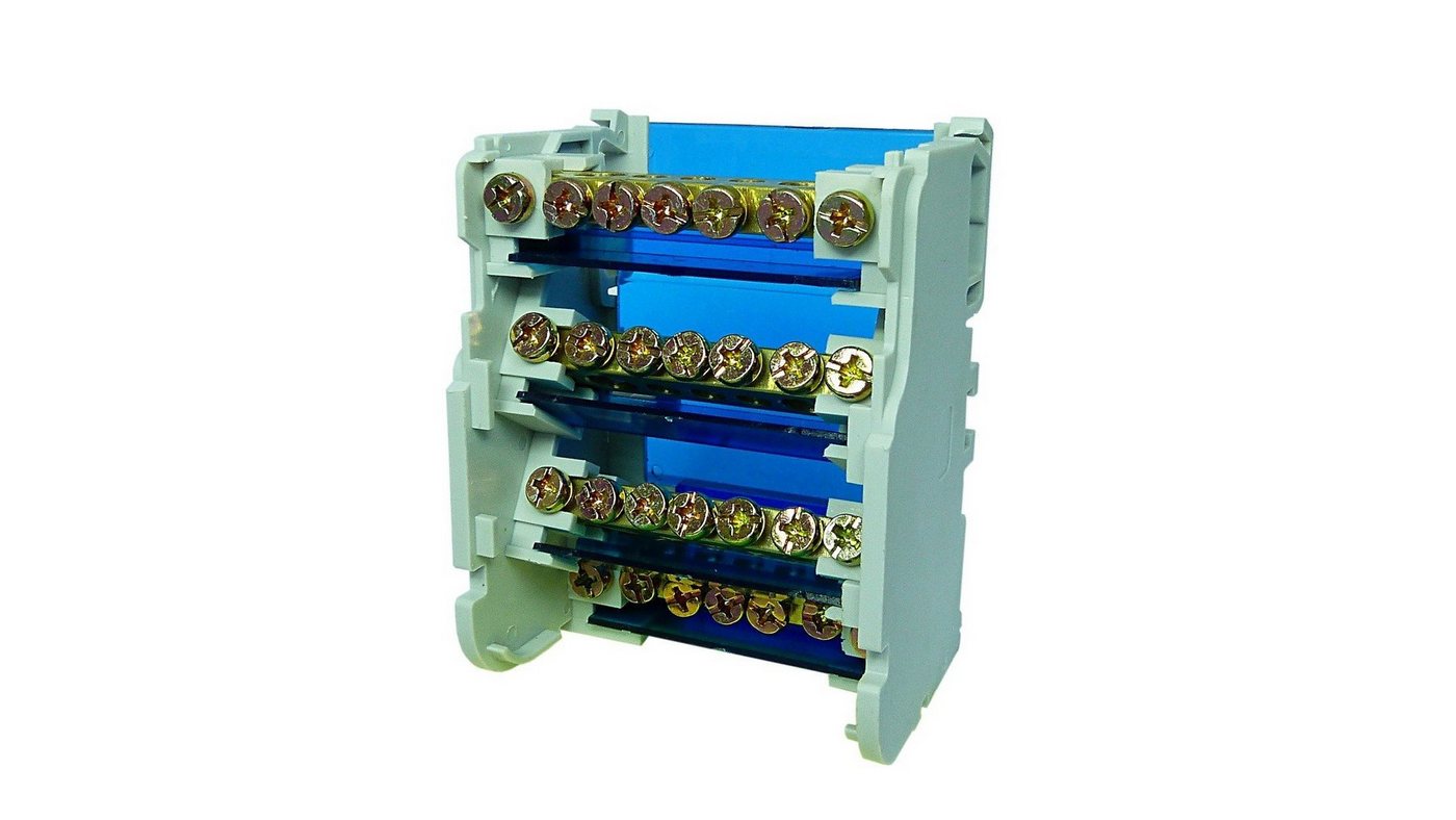 Thumbnail - XBS Verteilerbox Abzweigklemme Sammelklemme Verteilerblock auf TH35 4P 101A 500V, (1-tlg)