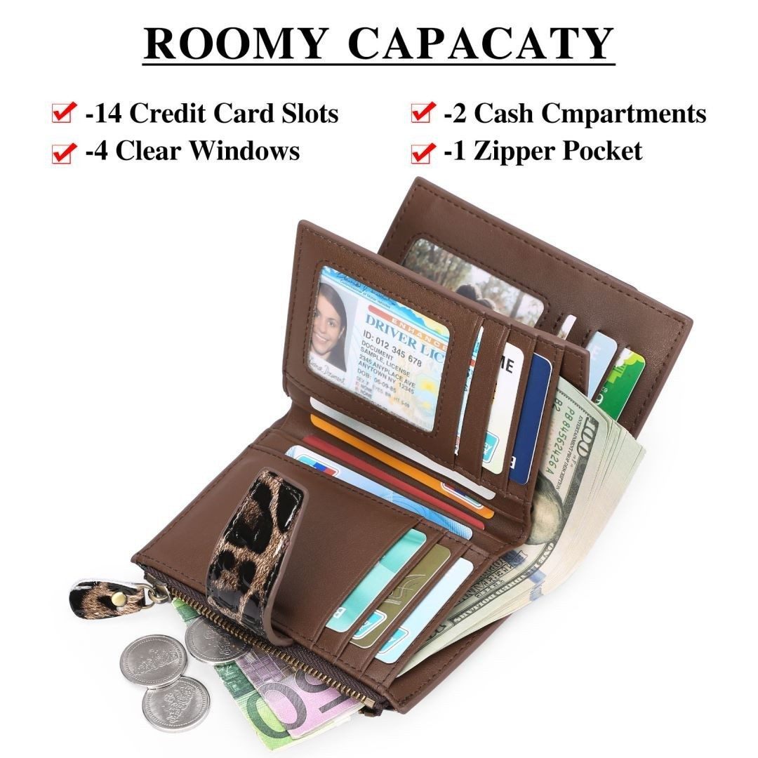 Forrlite Mini Geldbörse Geldbörse Echtes Nappaleder (Damen Echtleder Portem günstig online kaufen