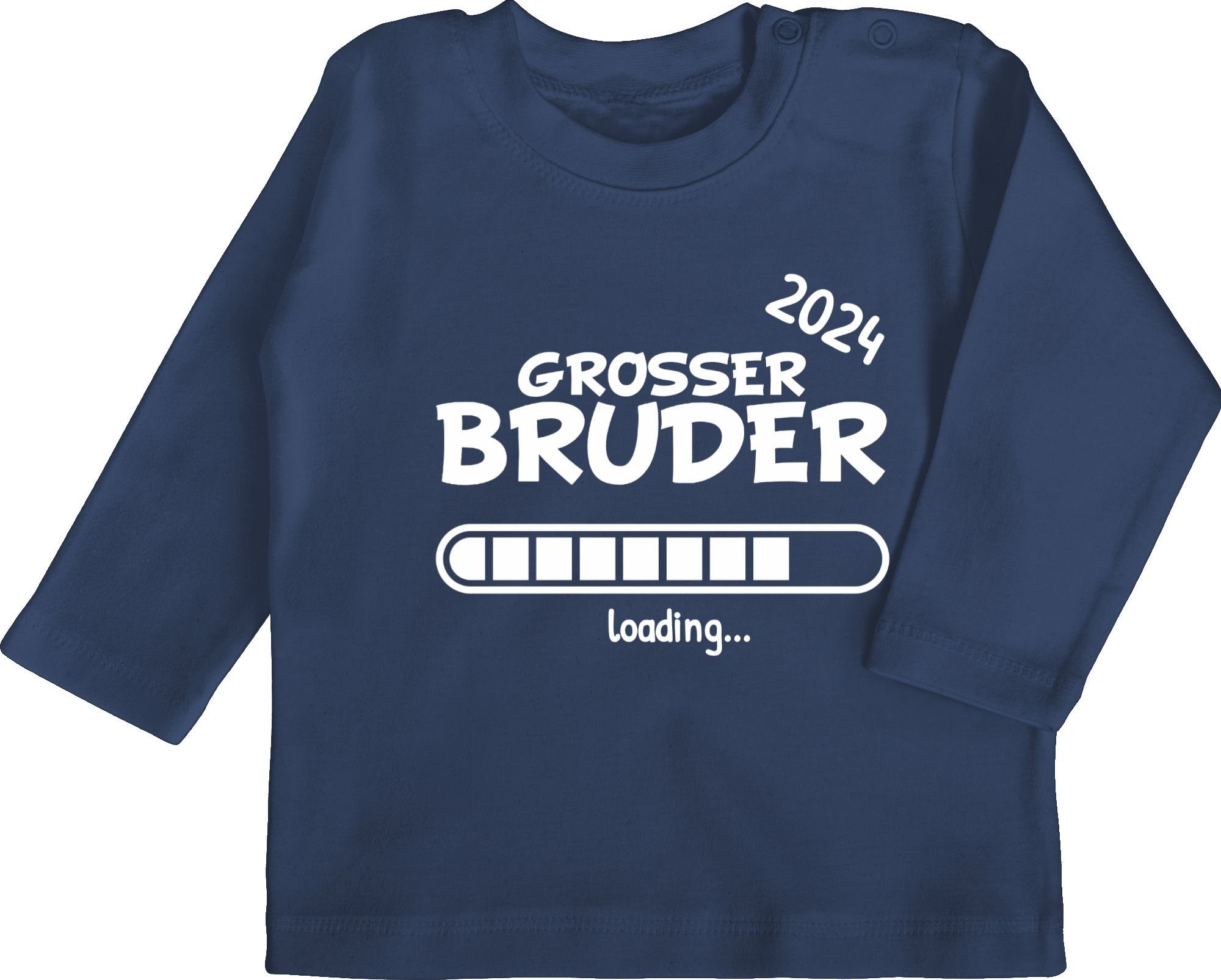 Shirtracer T-Shirt Großer Bruder loading Blau Großer Bruder Navy 1 2024