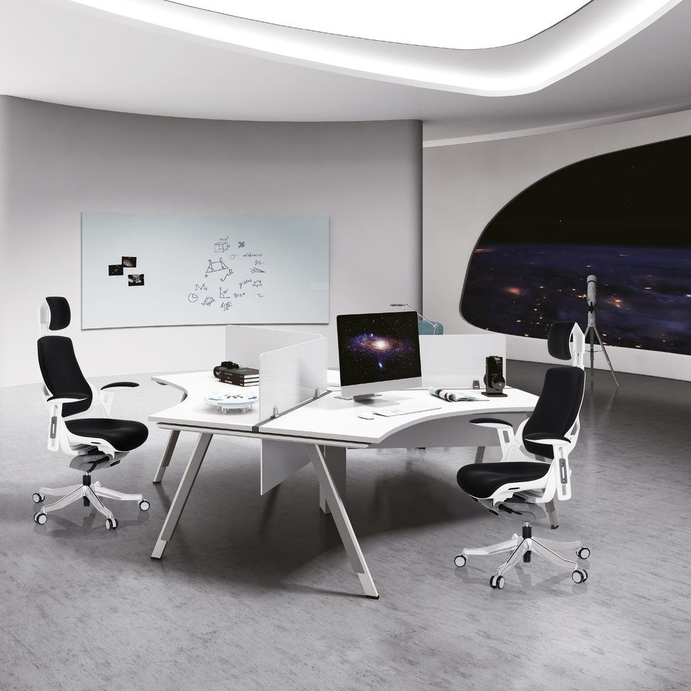 hjh OFFICE Schreibtischstuhl Bürostuhl Stoff SPEKTRE ergonomisch Profi (1 St), Drehstuhl