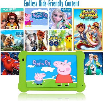 Wainyok Kinder 2GB RAM Quad Core, Kindersicherung Tablet (7", 32 GB, Andriod 11, IPS FHD Display Kleinkind Tablets mit Kindersicherer Hülle)
