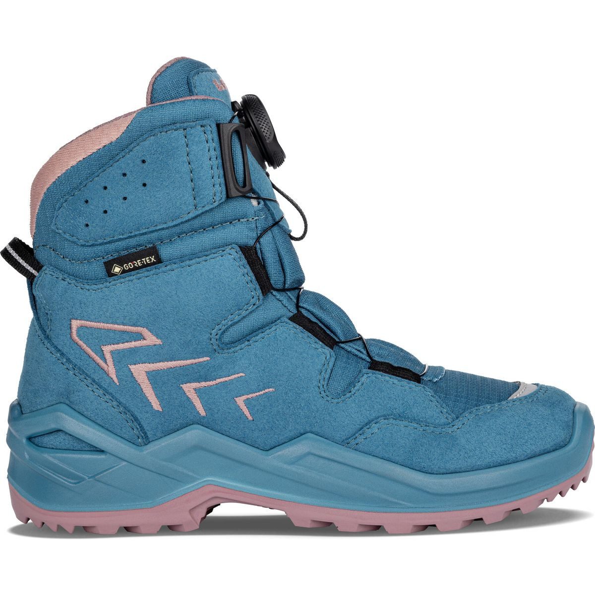 Lowa Firo GTX Hi JR Winterstiefel Perfekter Winterschuh für Kinder mit BOA®-Verschluss, GORE-TEX Schutz