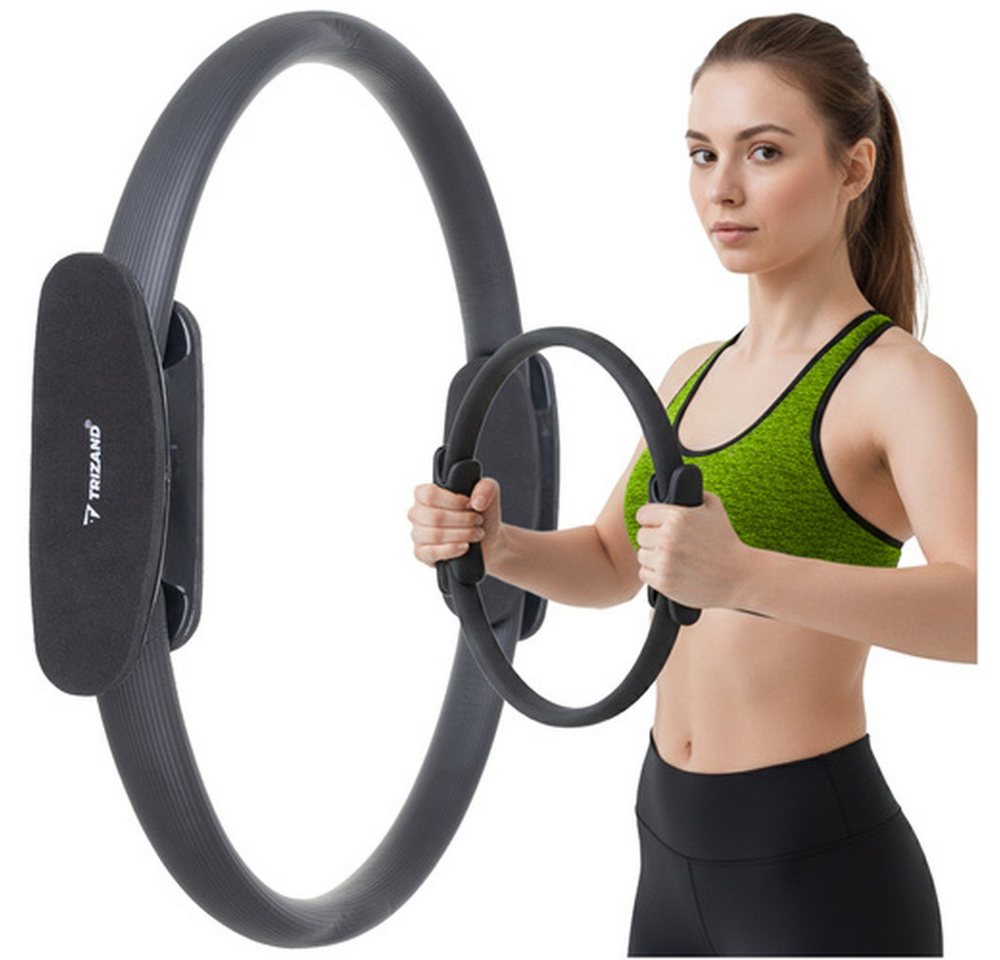 Trizand Trainingsring Übungsring Pilates-Ring 38 cm (Spar-Set, 1-tlg., effektives Training), gezielte Übungen, ideal für Anfänger und Rehabilitation