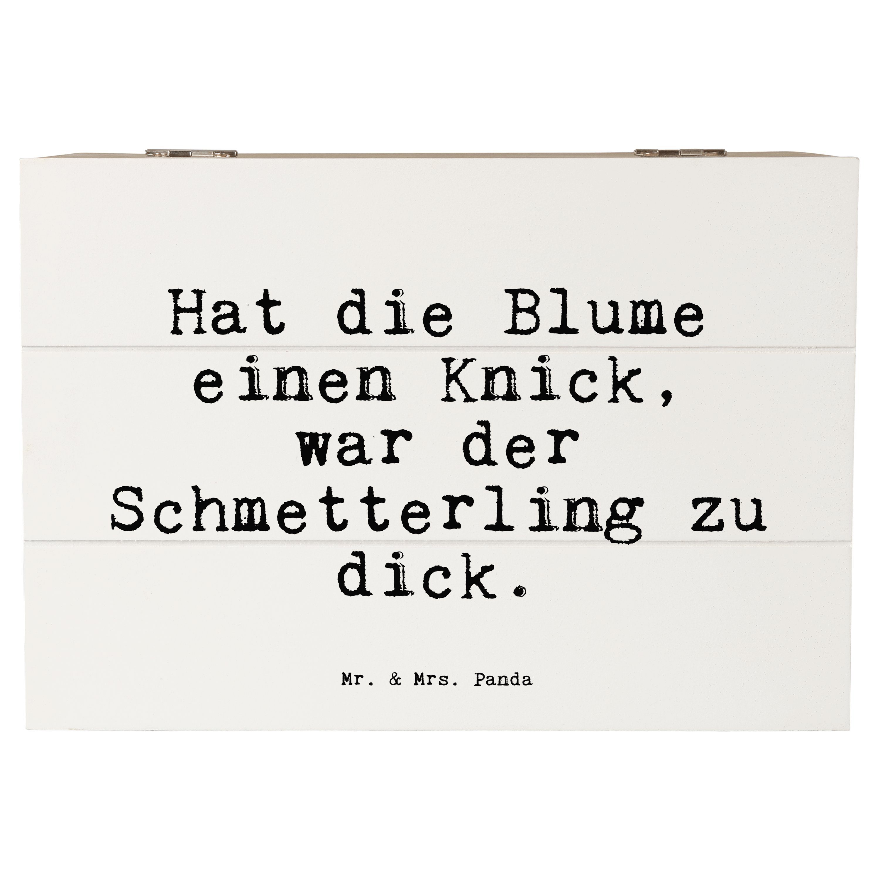 Mr. & Mrs. Panda Dekokiste »Hat die Blume einen... Weiß Geschenk