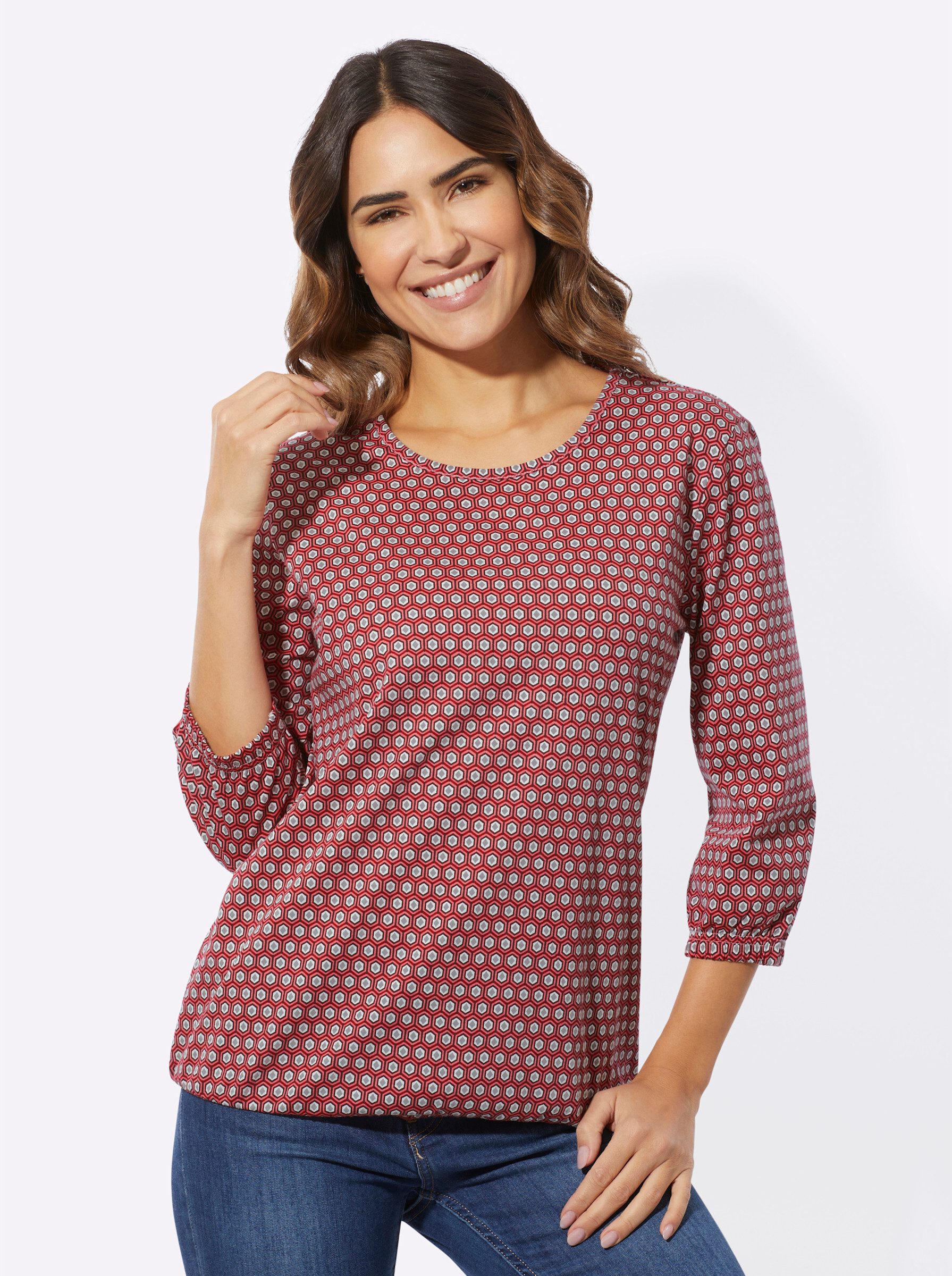 Sieh an! T-Shirt 3/4-Arm-Shirt . günstig online kaufen