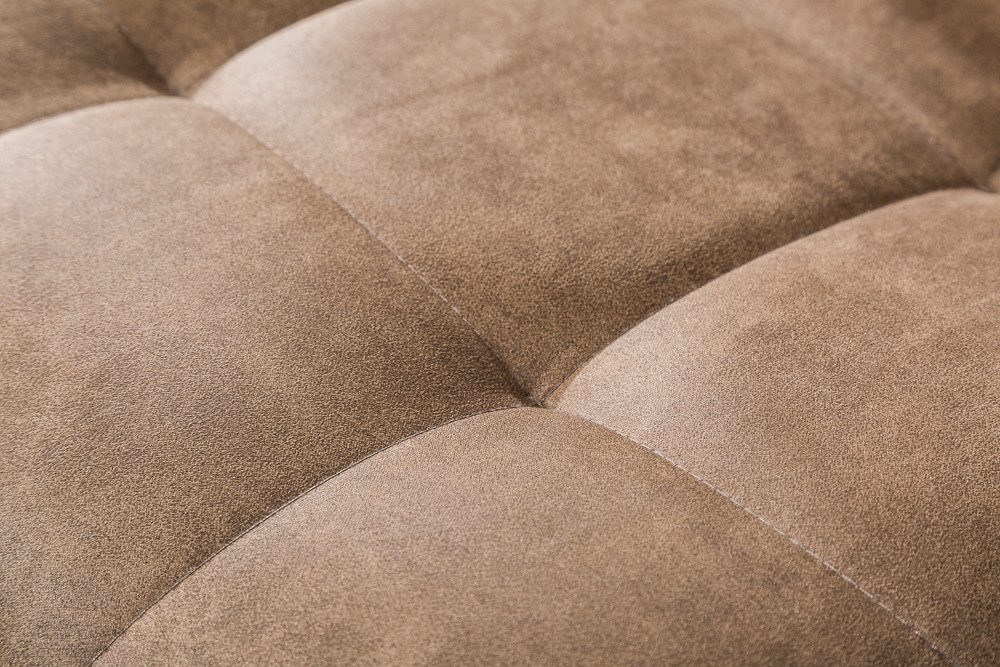 riess-ambiente Freischwinger MIAMI taupe antik / schwarz (1 St), Esszimmer · Microfaser · Metall · Industrial