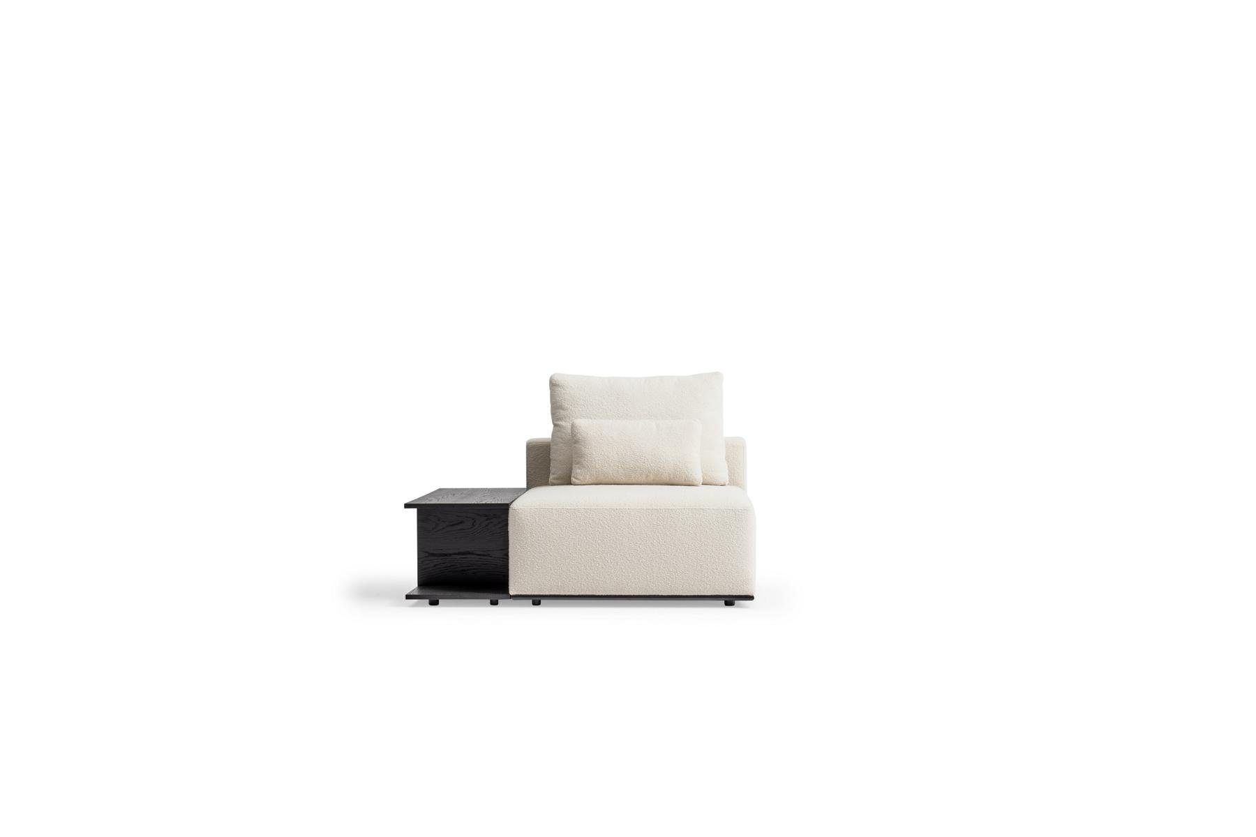 JVmoebel 3-Sitzer Weißer Luxus Dreisitzer Europe Made Teile, Textilsofas, Wohnzimmereinrichtung in 2 Sofa