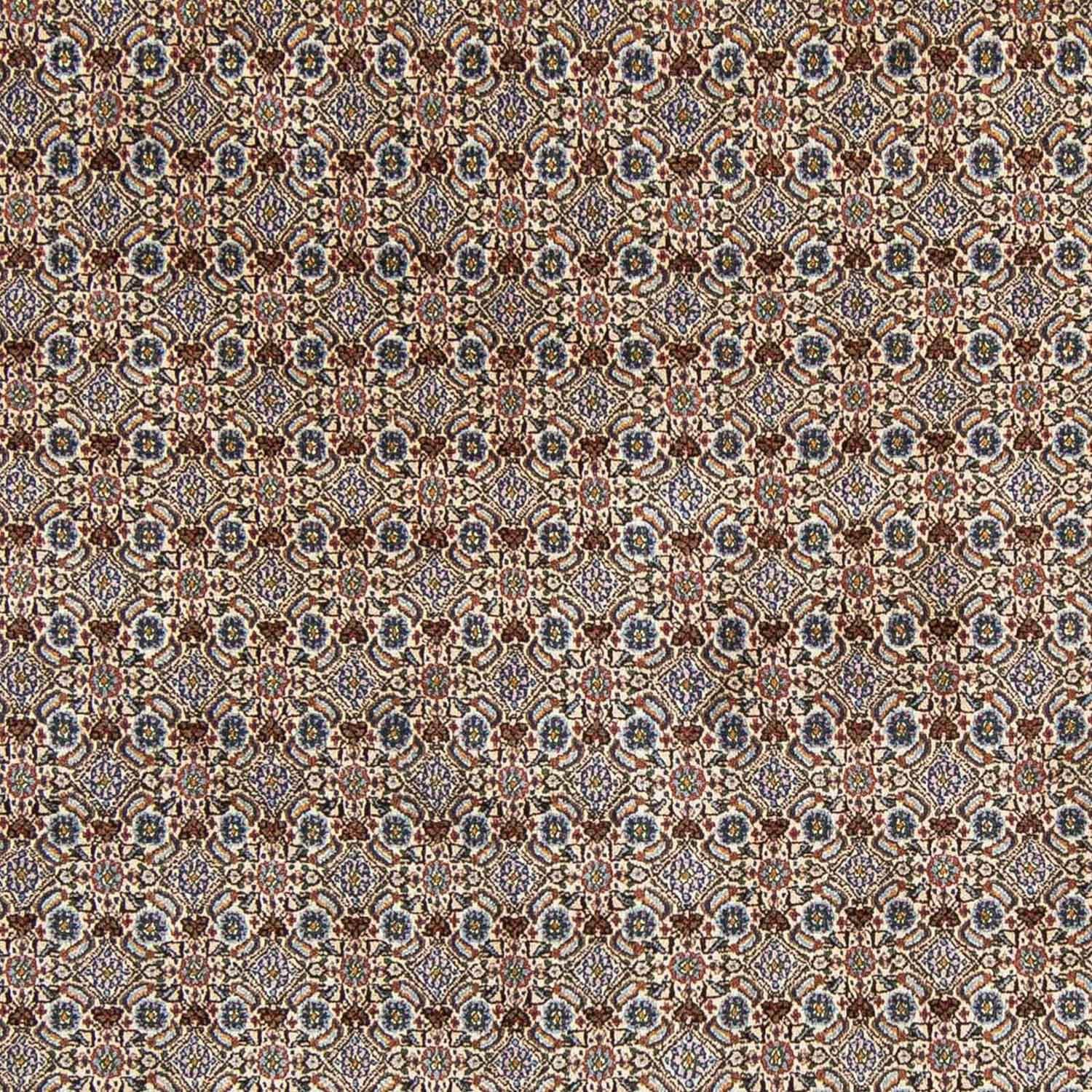Stark Moud x 303 198 mm, Höhe: morgenland, rechteckig, cm, Zertifikat Gemustert mit 10 Wollteppich Beige Unikat