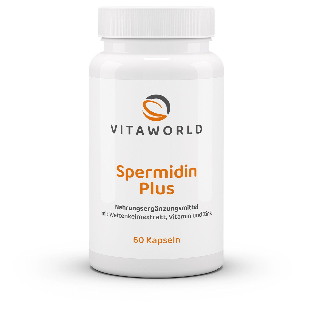 vitaworld Spermidin Plus - 1 mg Spermidin - mit Zink und Vitamin B1 Kapseln, 60 St., 30 g