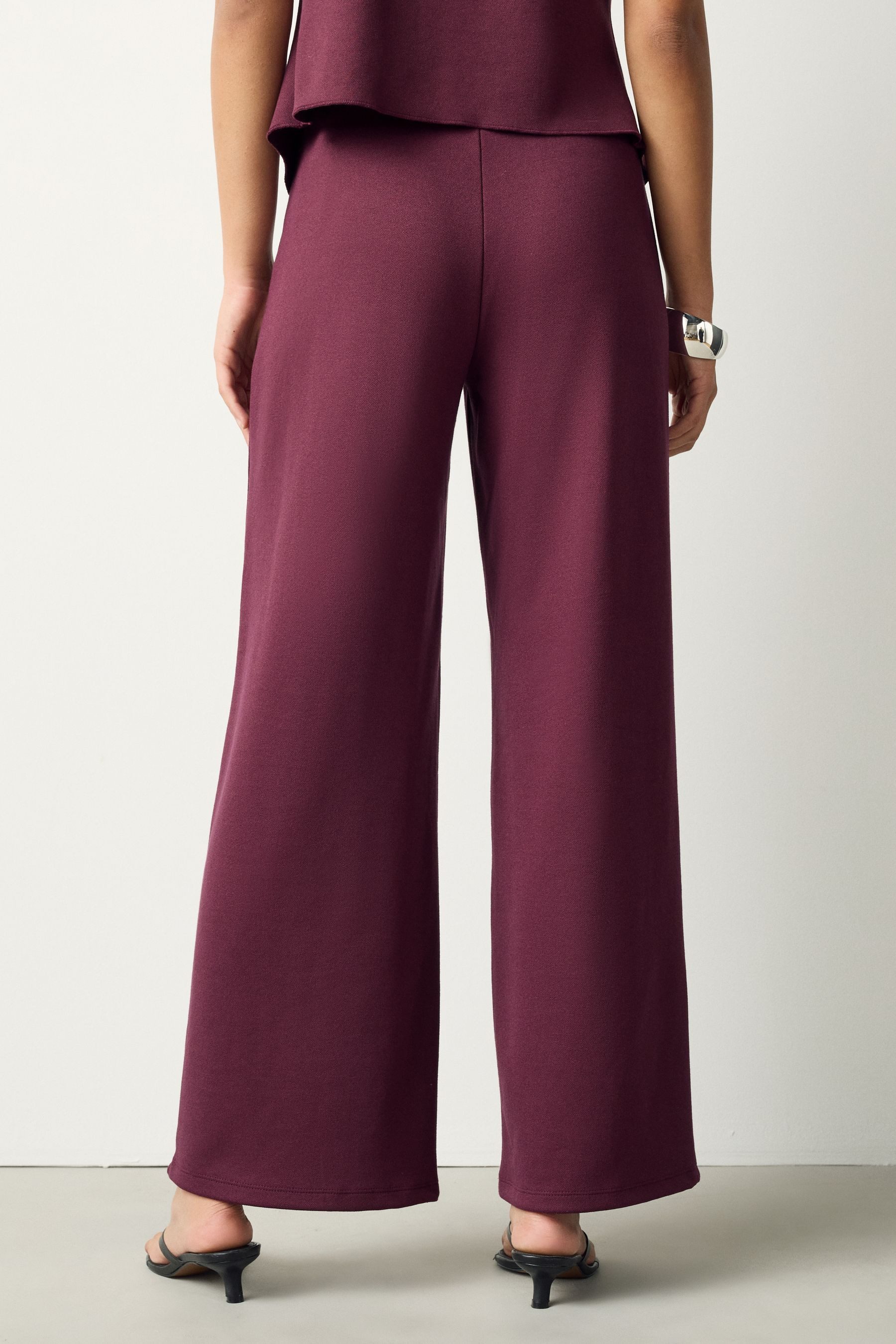 Next Stoffhose Kompakte Hose mit weitem Bein (1-tlg) – Bild 2 von 5