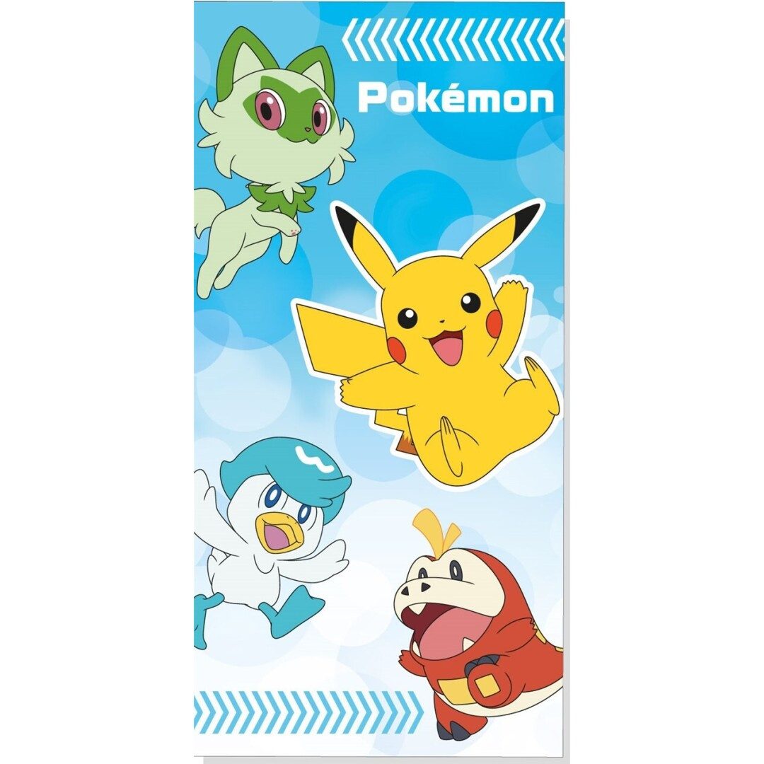 Tinisu Handtuch Pokemon Pikachu Felori Kwaks Handtuch Strand Badetuch 70x140cm