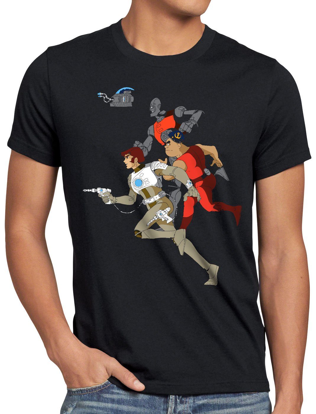style3 T-Shirt Comet Besatzung anime raumschiff captain future serie blu-ra günstig online kaufen