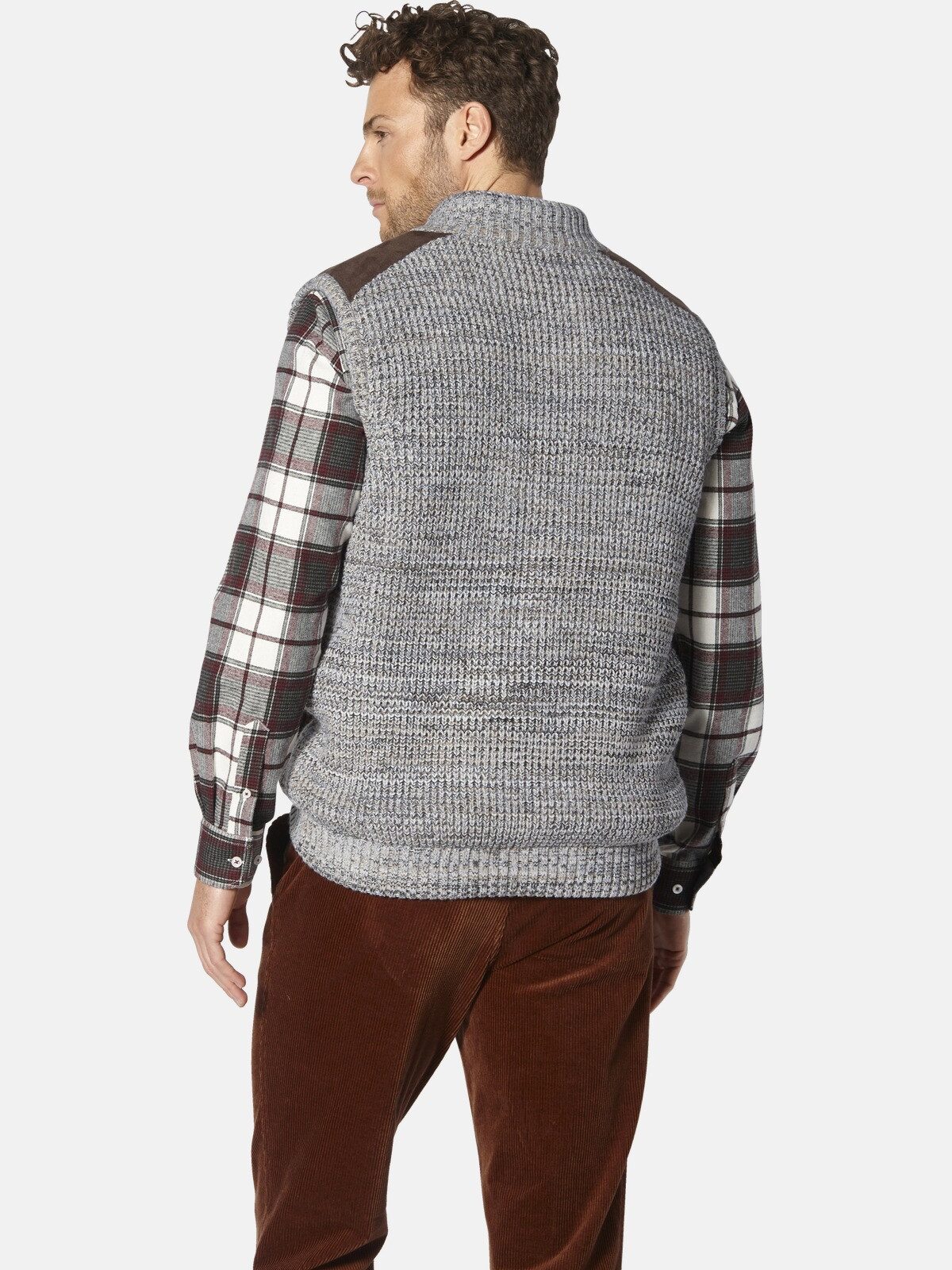 Babista Strickweste MAIALESSI mit Futter aus Lammfell-Imitat günstig online kaufen